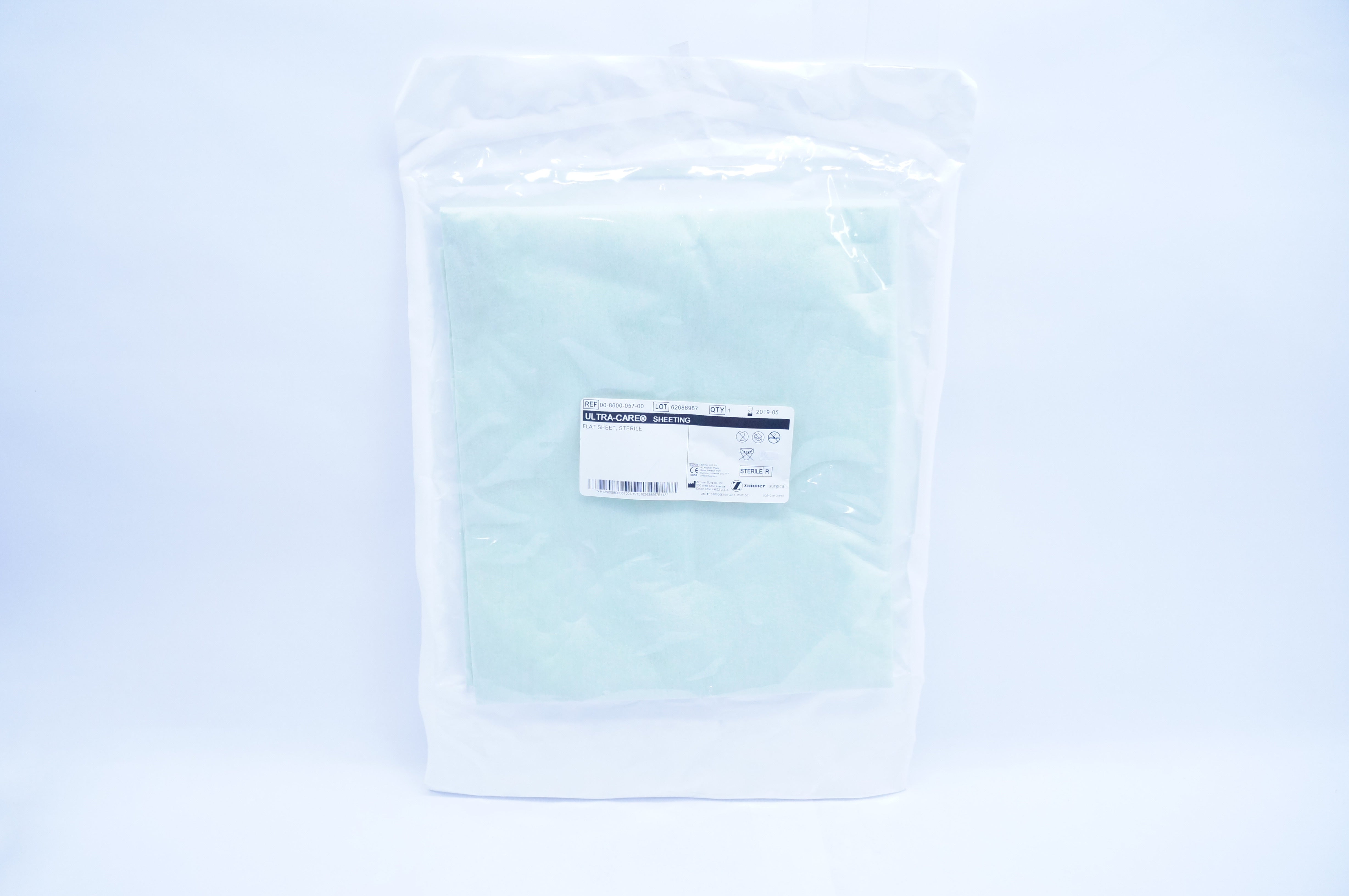 Zimmer 00-8600-057-00 Ultra-Care Sheeting Flat Sheet (x)