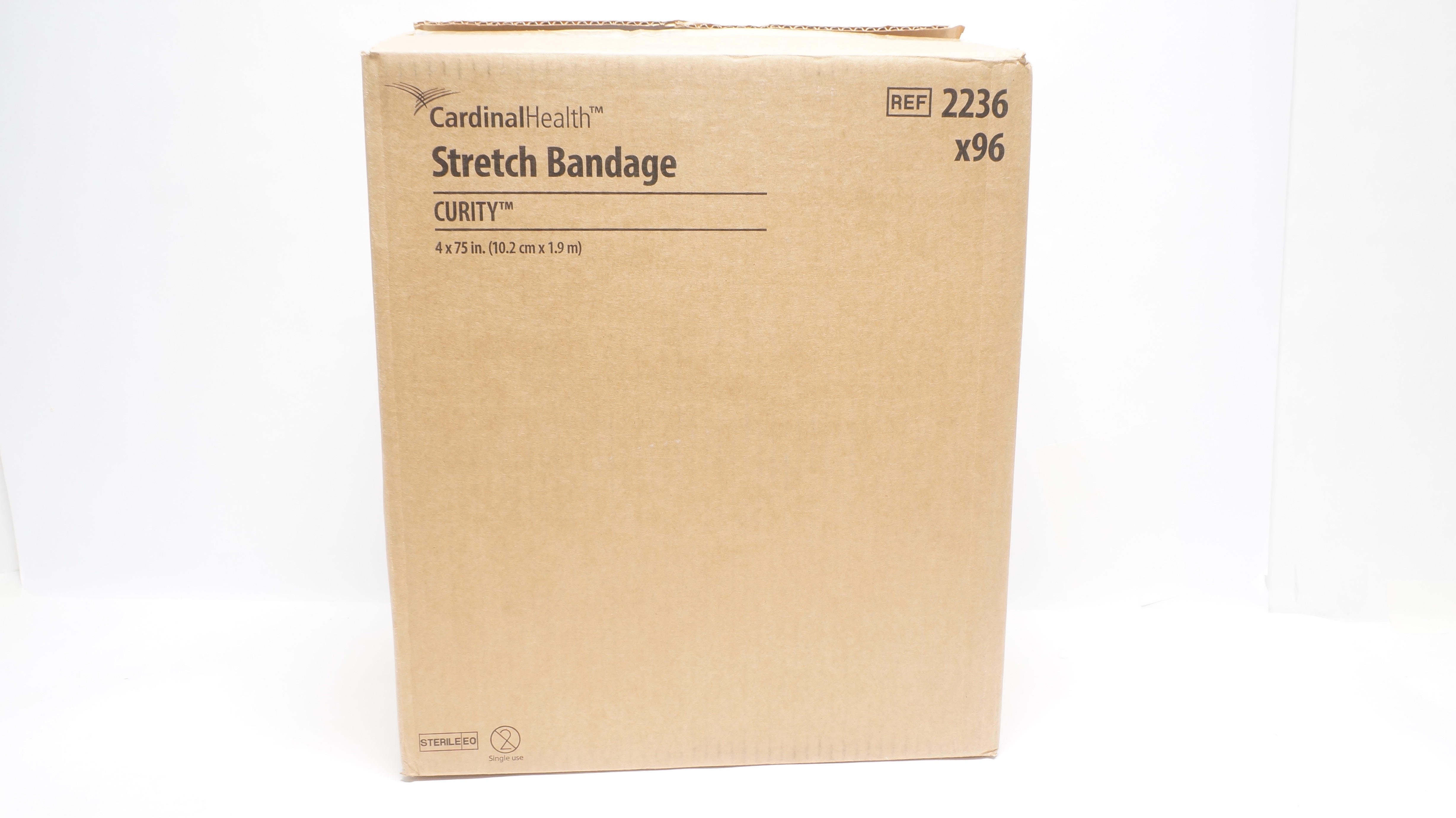 Cardinal Health 2236 Stretch Bandage Curity 4 x 75in. - Box of 96