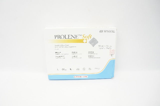 Ethicon SPM3XL Prolene Soft Polypropylene Mesh 19.6inch x 19.6inch- Box of 3