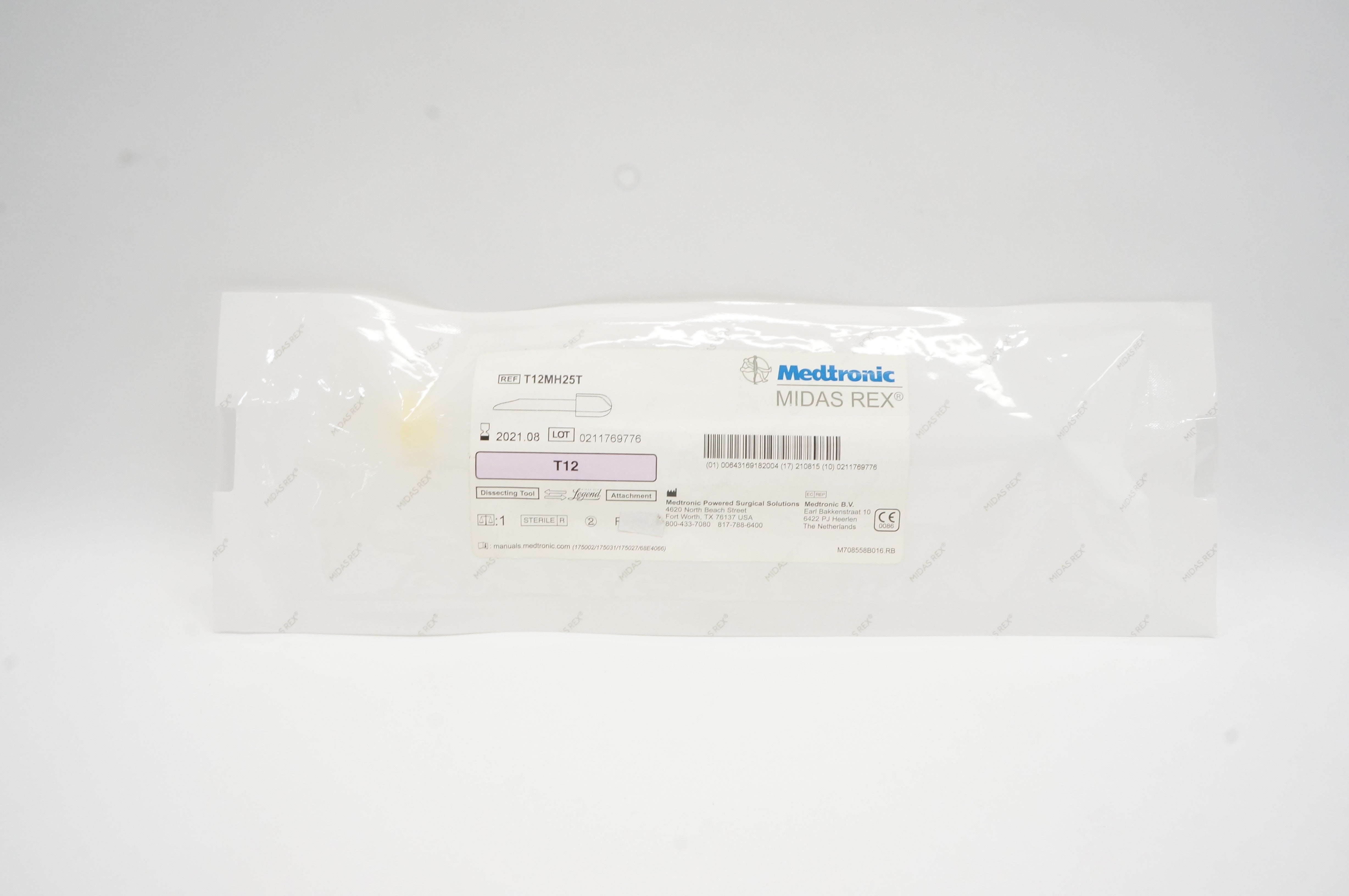 Medtronic T12MH25T Midas Rex T-12 Dissecting Tool (x)