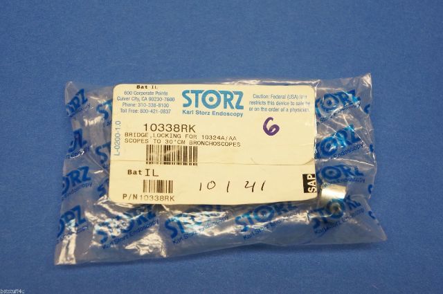 Karl Storz 10338RK Bridge Locking For 10324A /AA Scopes To 30cm Bronchoscopes