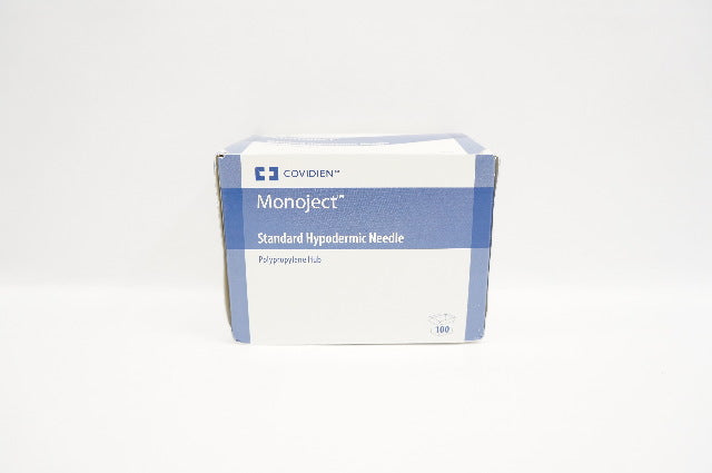 Covidien 1188825100 Monoject Standard Hypodermic Needle 25G x 1inch - Box of 80