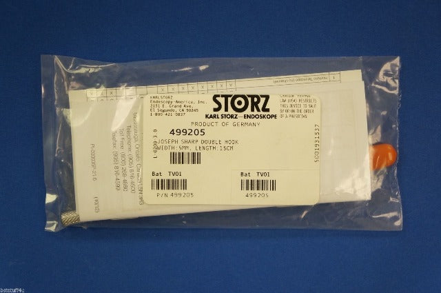 Karl Storz 499205 Joseph Sharp Double Hook Width 5mm Length 15cm