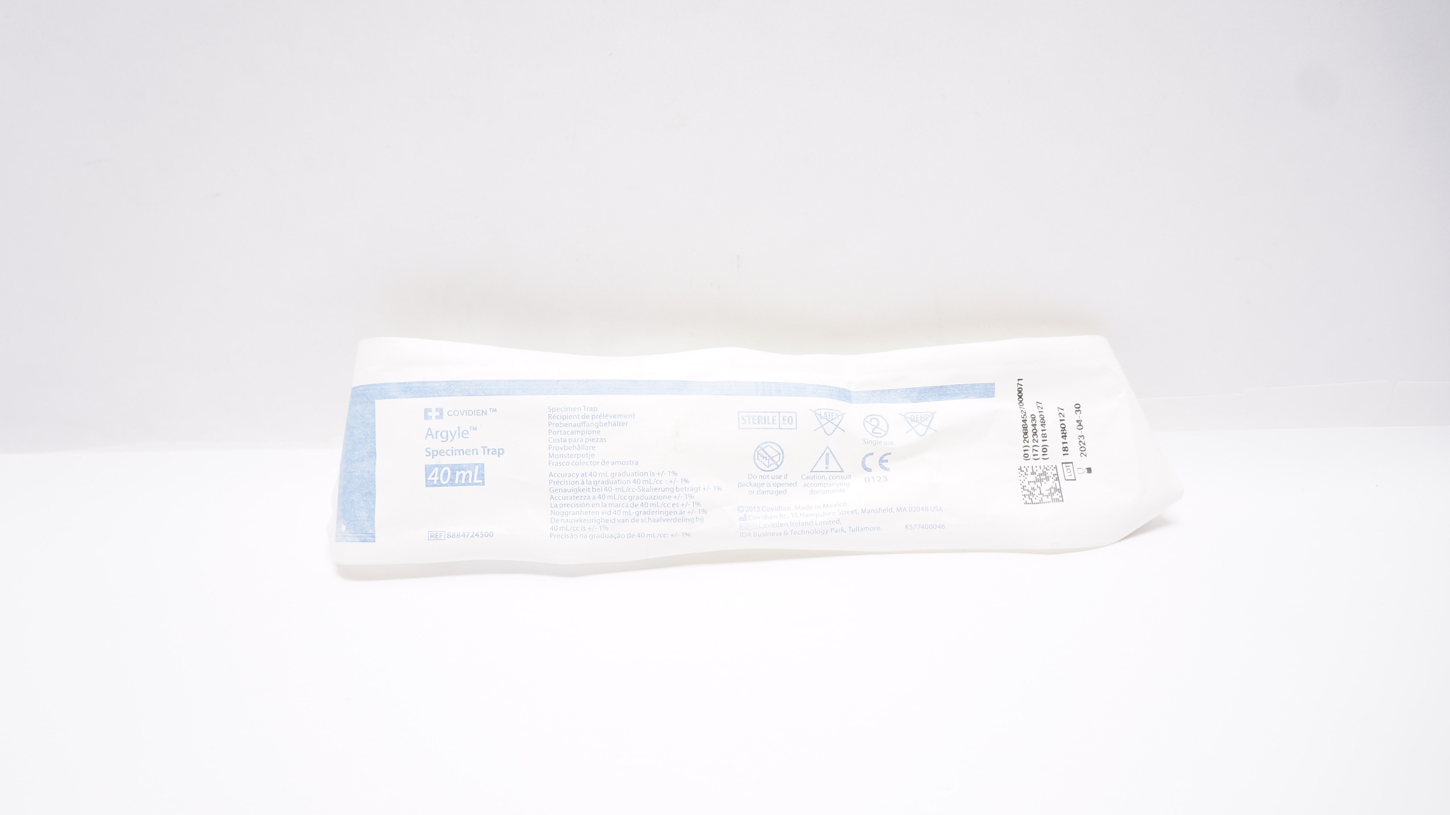 Covidien 8884724500 Argyle Specimen Trap 40mL (x)