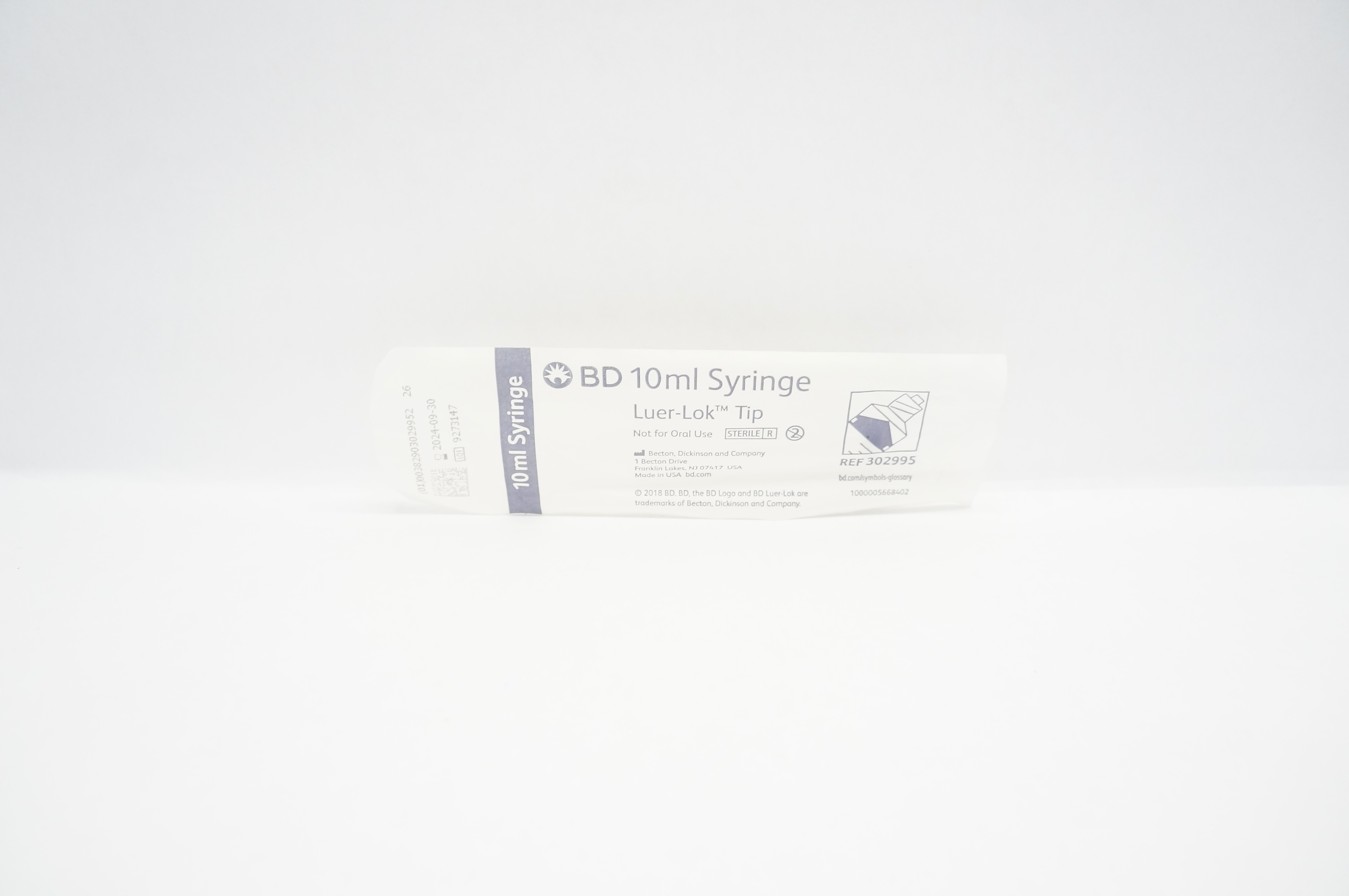 BD 302995 10ml Syringe Luer-Lok Tip