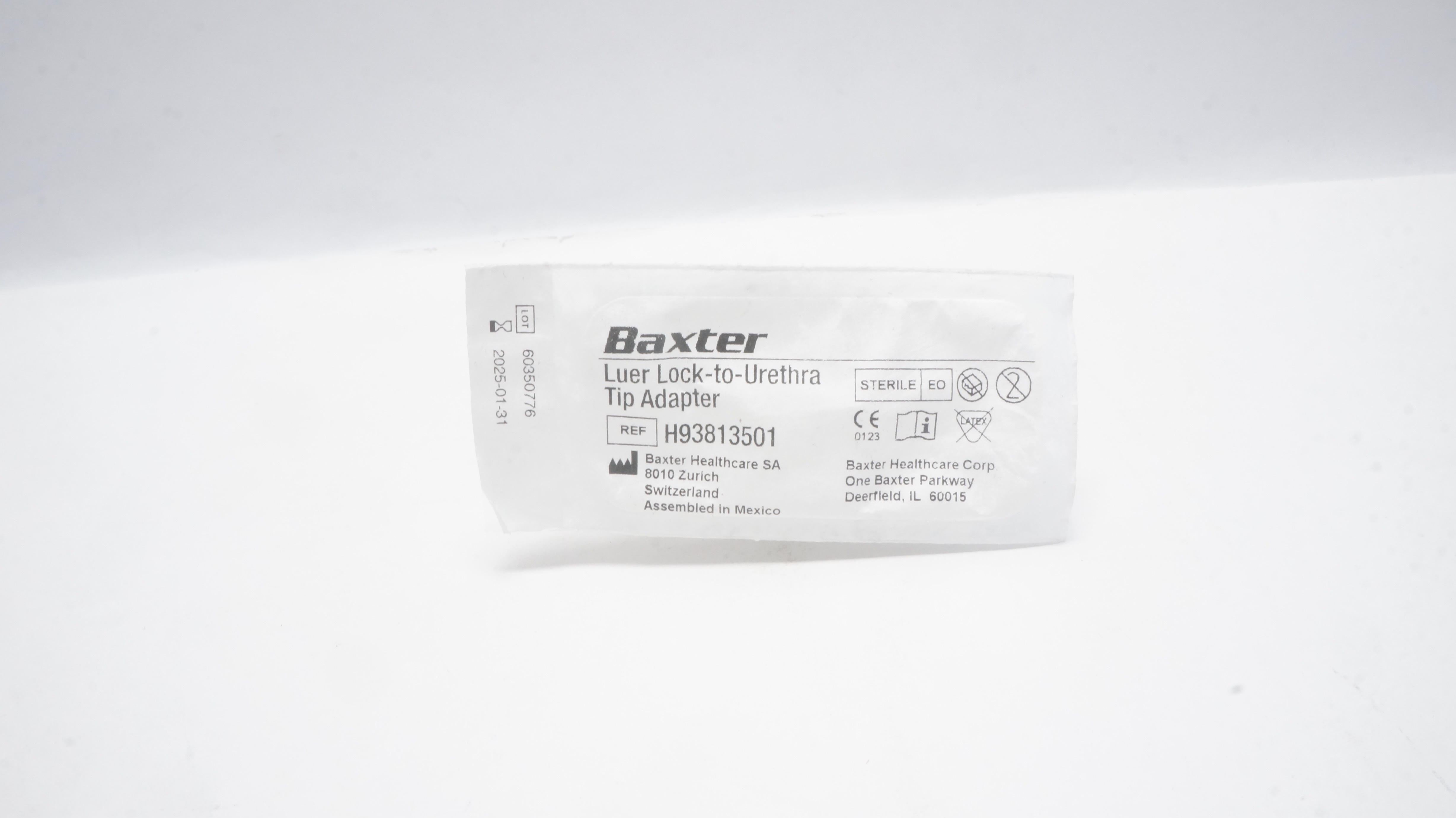 Baxter H93813501 Luer Lock-To-Urethra Tip Adapter (x)