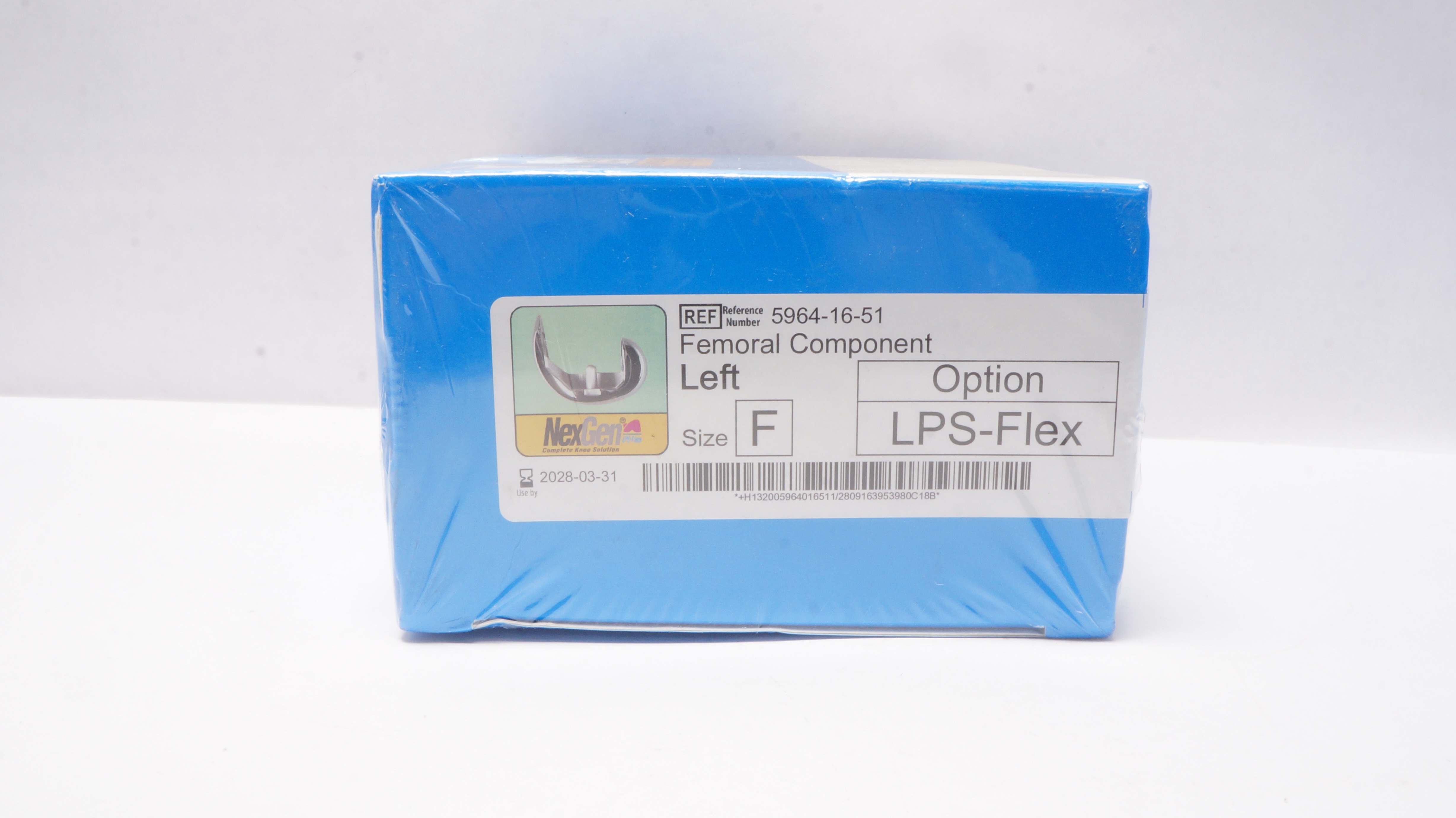 Zimmer 5964-16-51 NexGen Complete Knee Solution Femoral Component Left, Size F