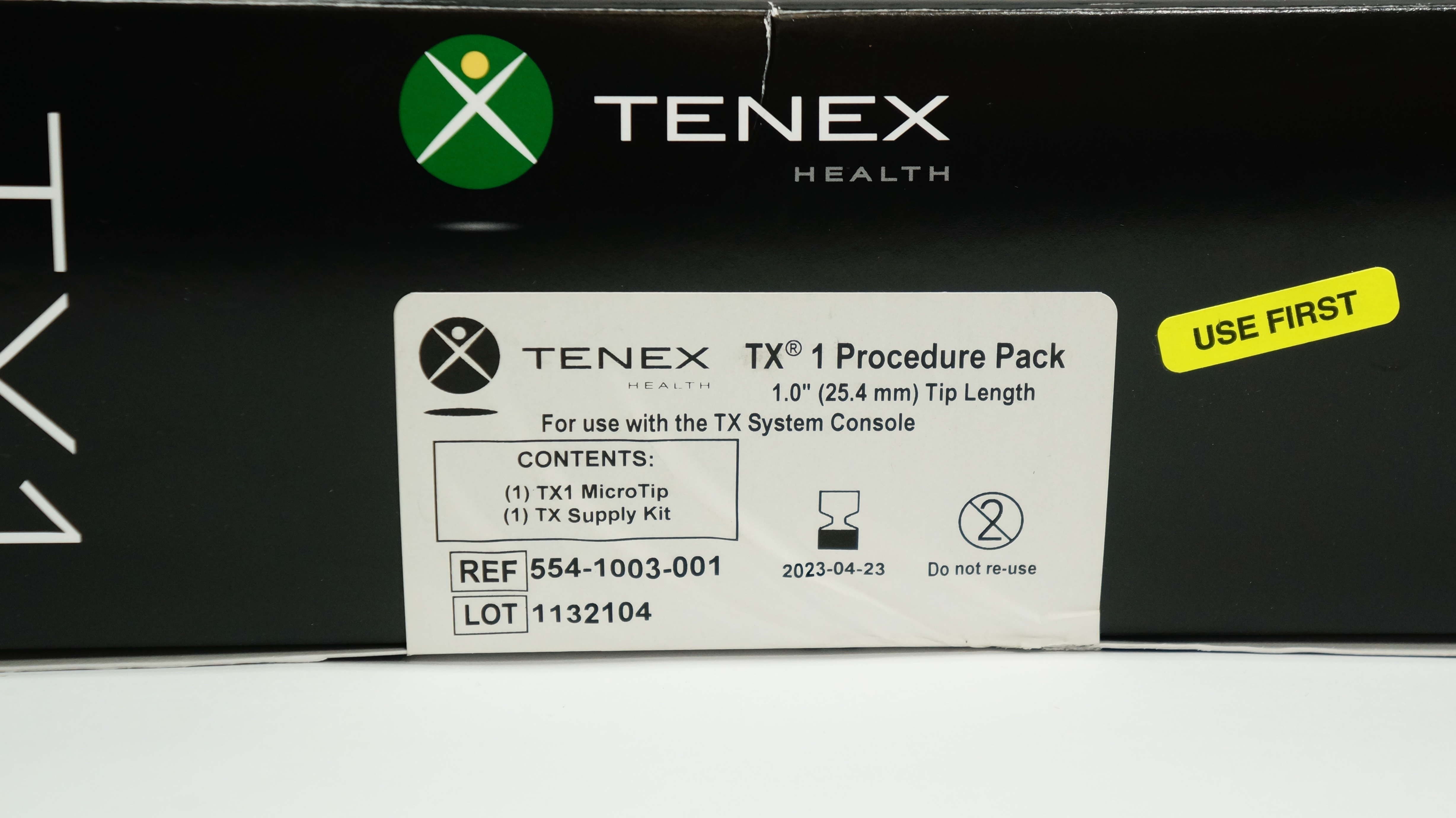 TENEX 554-1003-001 TX 1 Procedure Pack 1inch Tip Length (x)