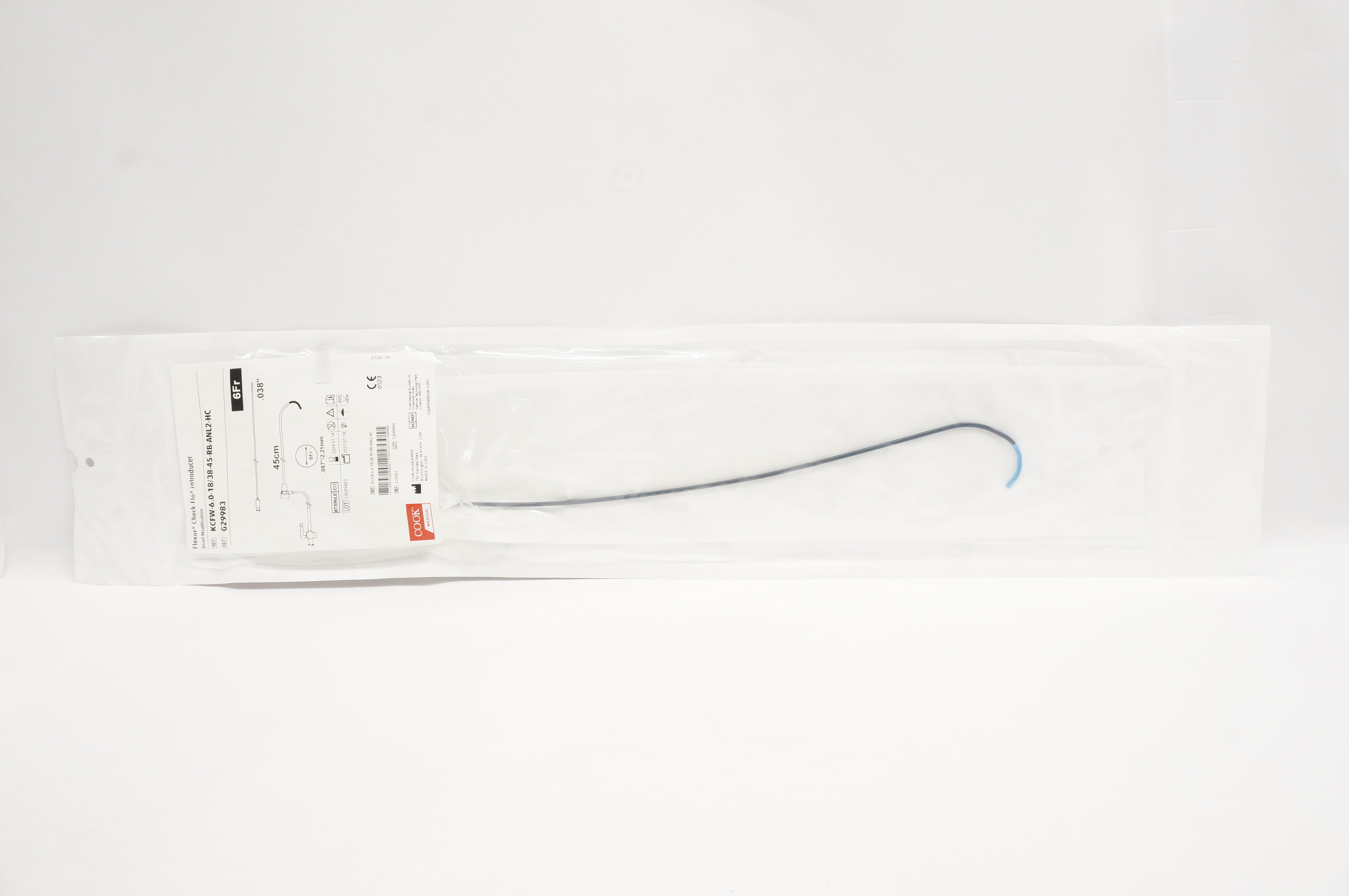Cook Medical G29983 Flexor Check-Flo Introducer Ansel Modification 6Fr