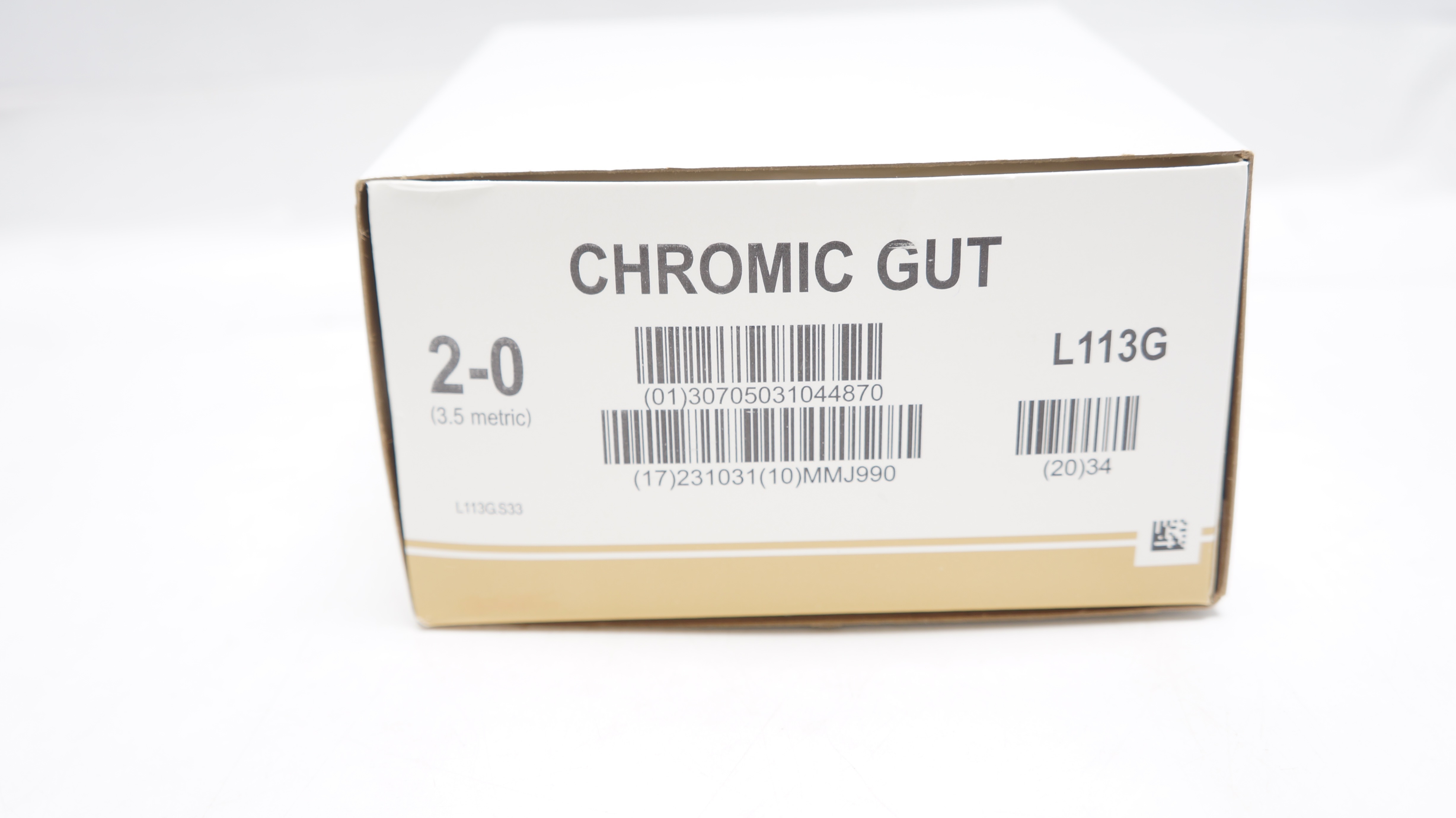 Ethicon L113G 2-0 Chromic Gut Ligapak Dispensing Reel 54inch (x)- Box of 11