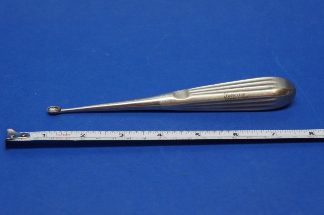 Aesculap Curette Mastoid Spratt Size 2 Spoon Shape Blade Solid Rigid