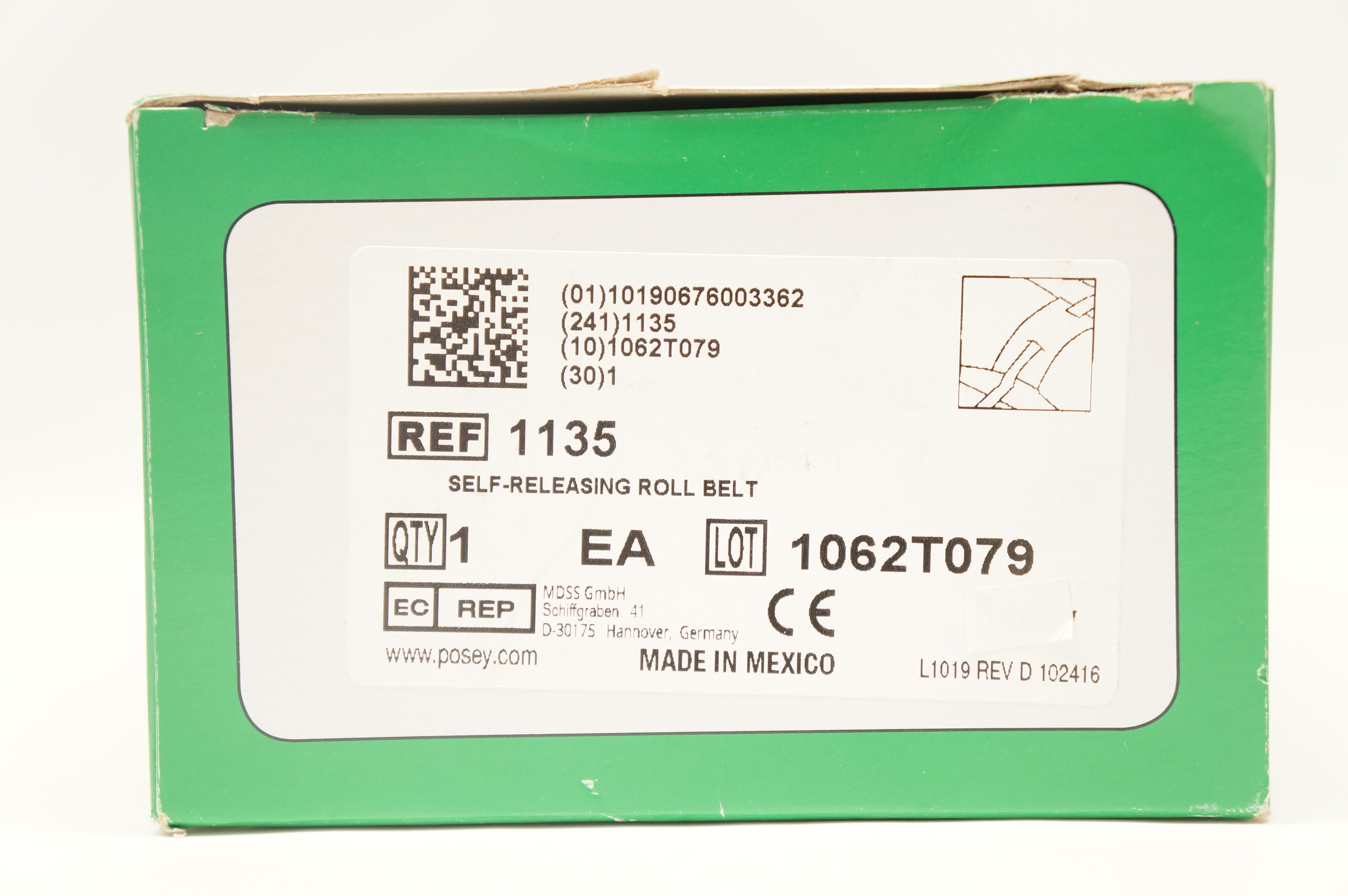 Posey 1135 Self- Releasing Roll Belt