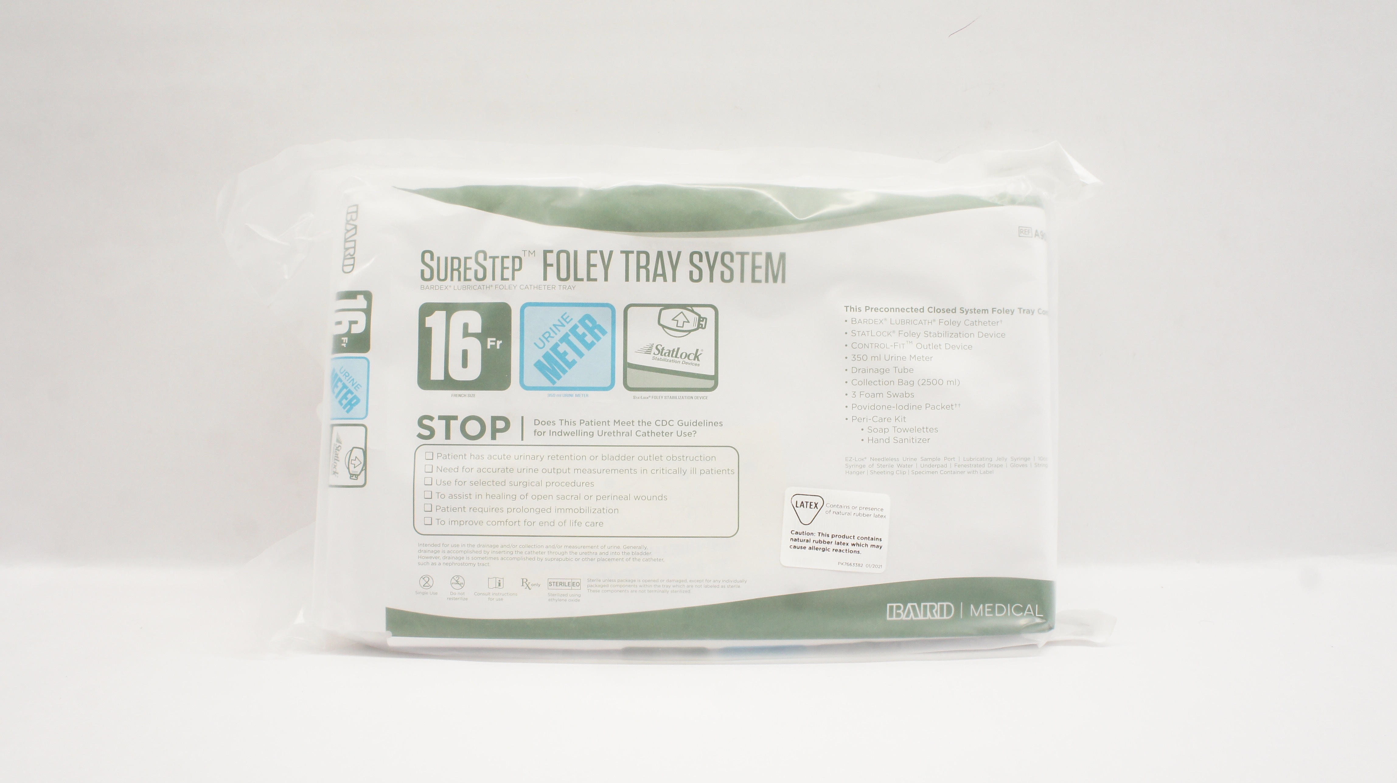 Bard A902916 Bardex SureStep Lubricath Foley Cath. Tray 16Fr (x)