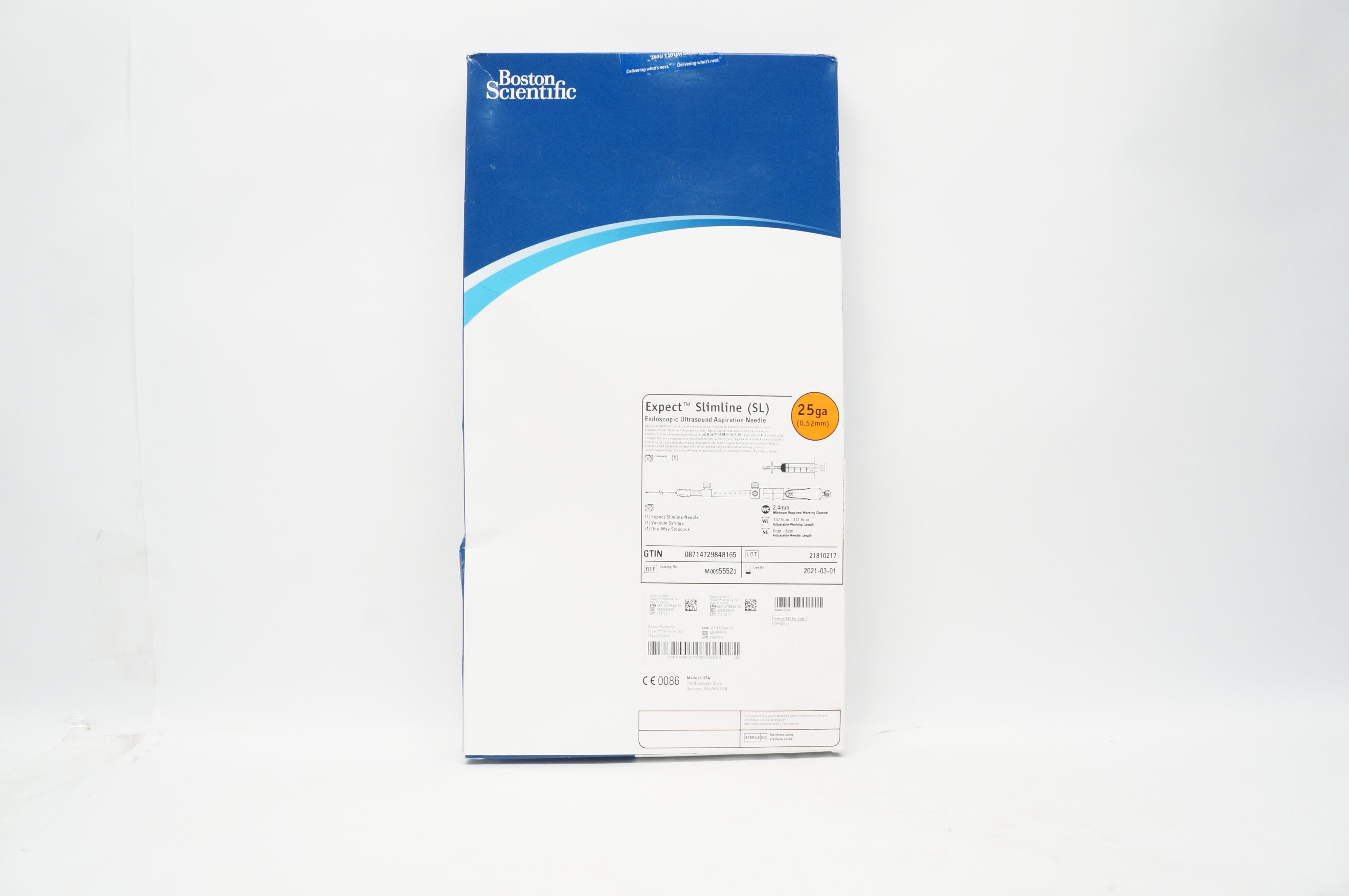 Boston Scientific 5552 Expect Endoscopic Ultrasound Aspiration Ndle 25GA(x)