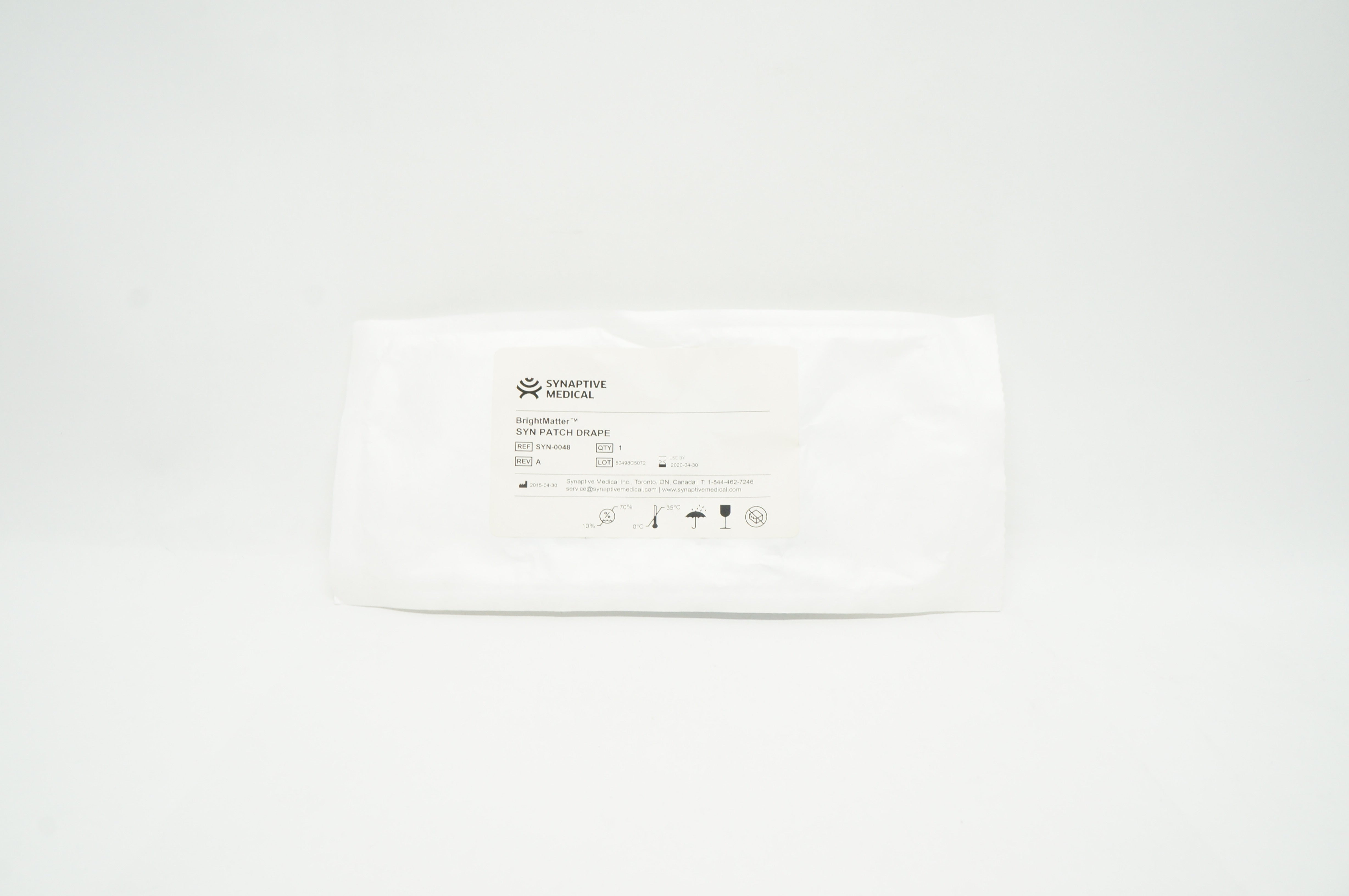 Synaptive Medical SYN-0048 BrightMatter Syn Patch Drape (x)