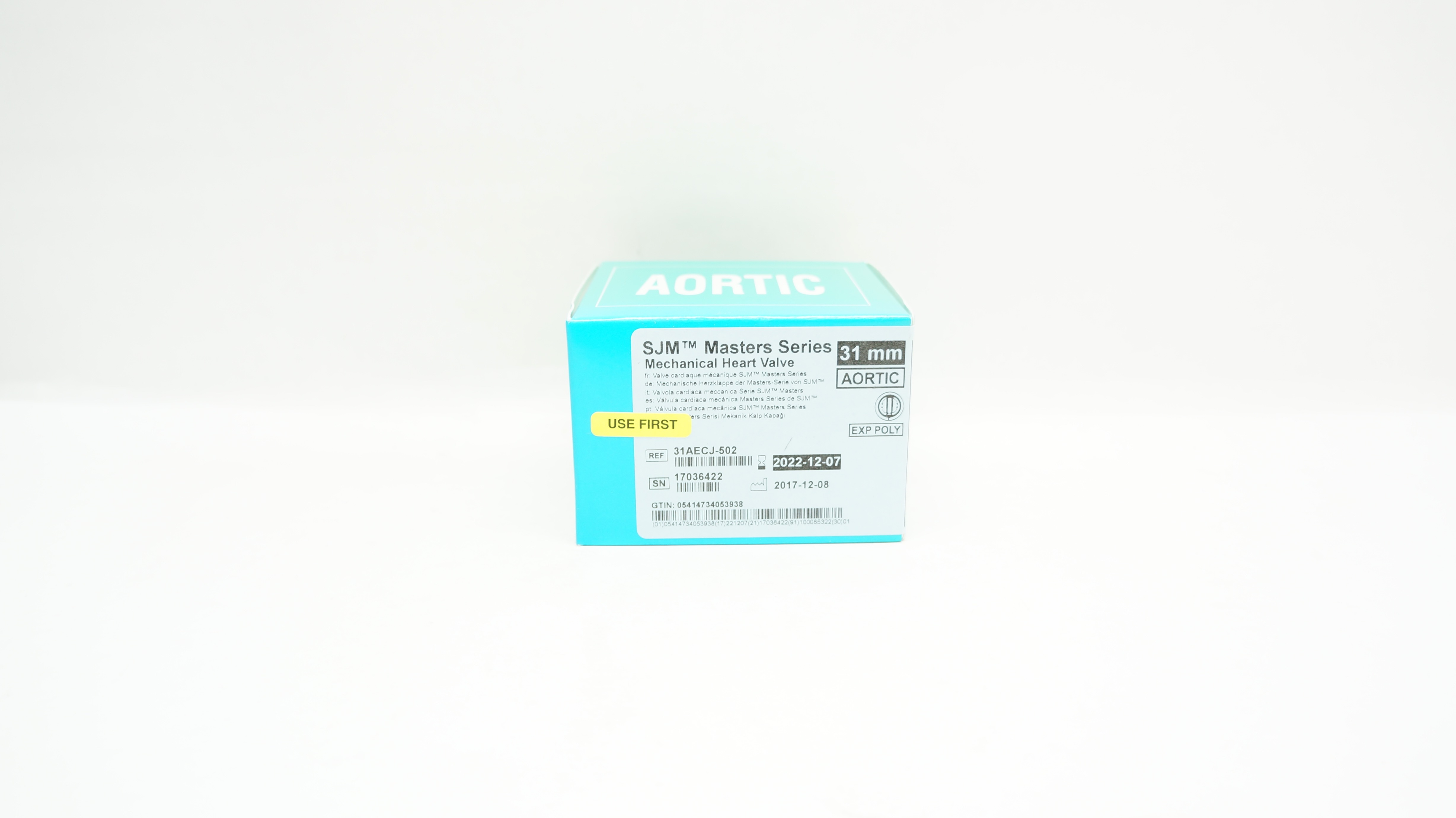 St. Jude Medical 31AECJ-502 AORTIC Valve 31mm (x)
