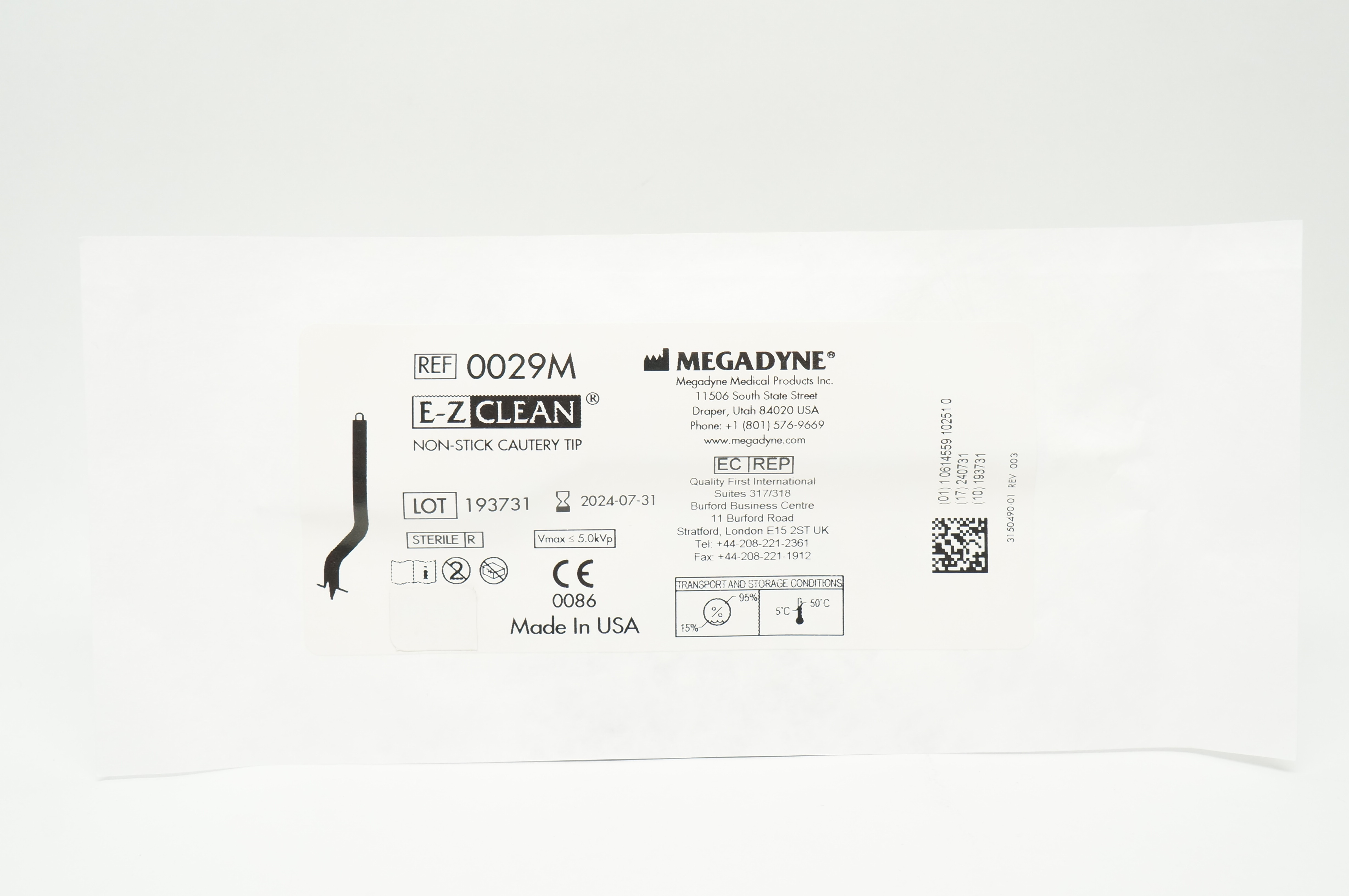 Megadyne 0029M E-Z Clean Non-Stick Cautery Tip