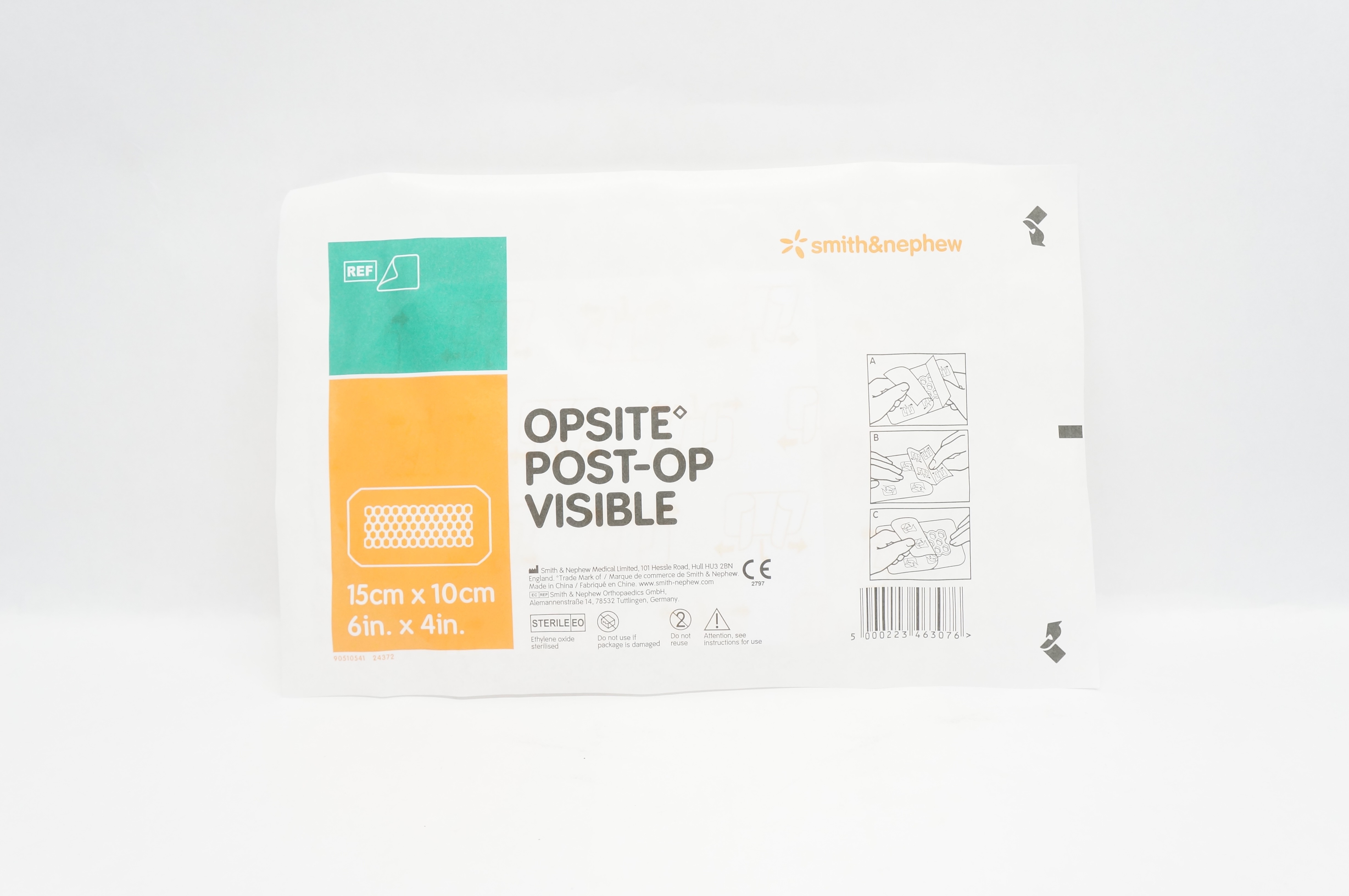 Smith&Nephew 66800137 Opsite Post-Op Visible Dressing 6inch x 4inch