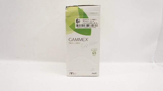 Ansell 8513 GAMMEX Non-Latex Neoprene Surgical Gloves  6-1/2 - Box  of 50 (x)