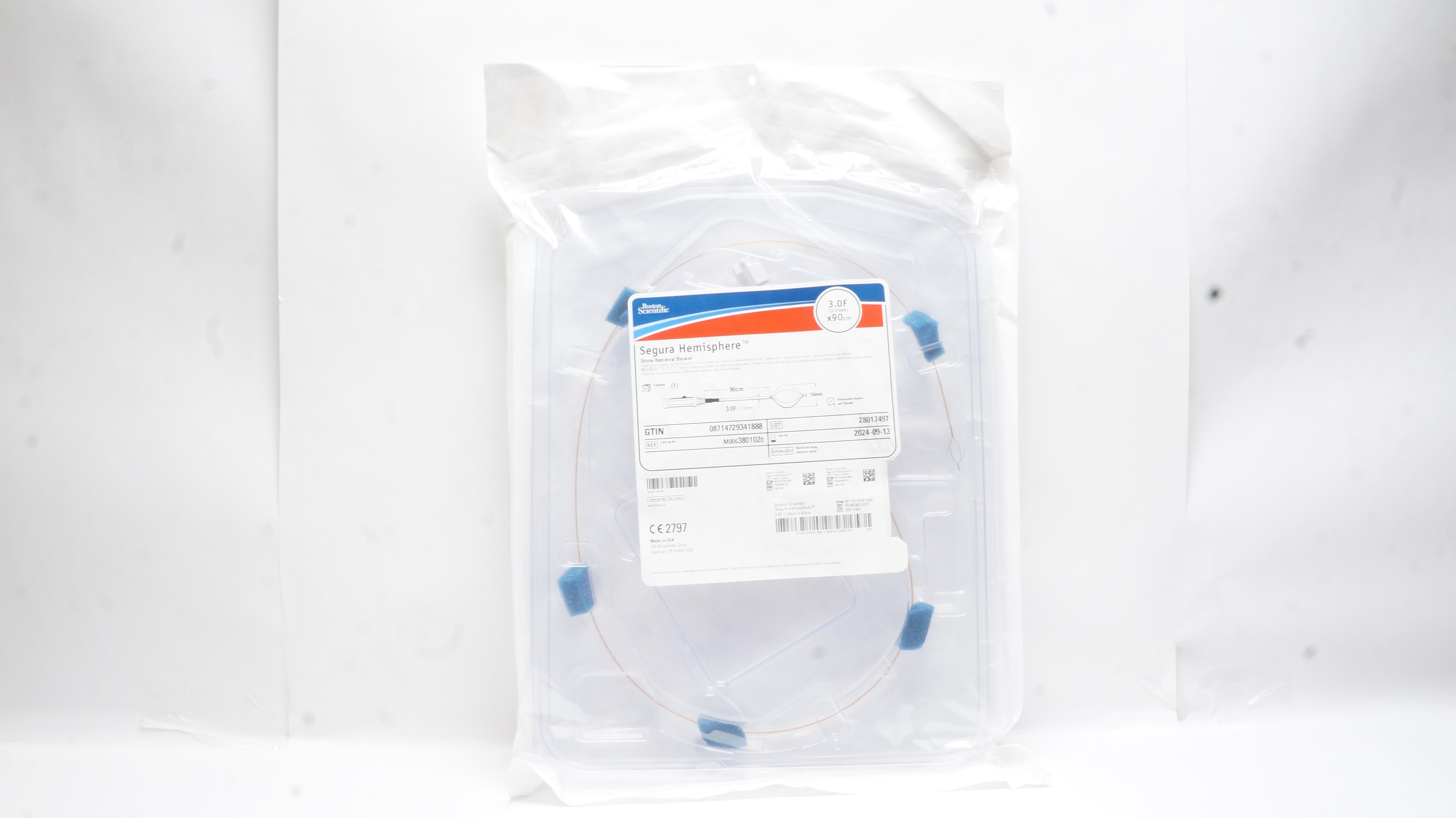 Boston Scientific M0063801020 Stone Retrieval Basket 3.0F x 90cm