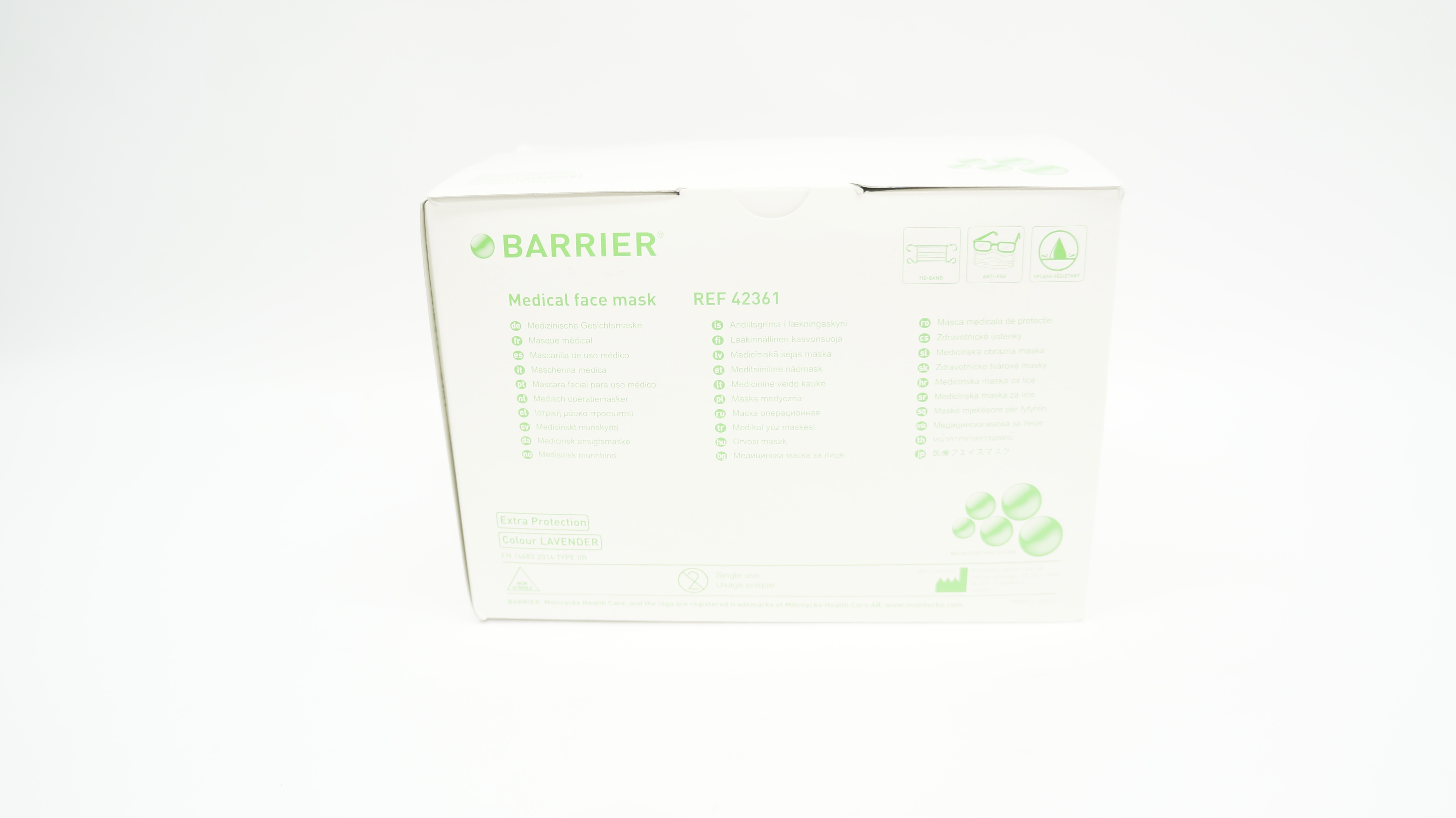 Mollycke Health Care 42361 Barrier Medical Face Mask (x) - Box of 50