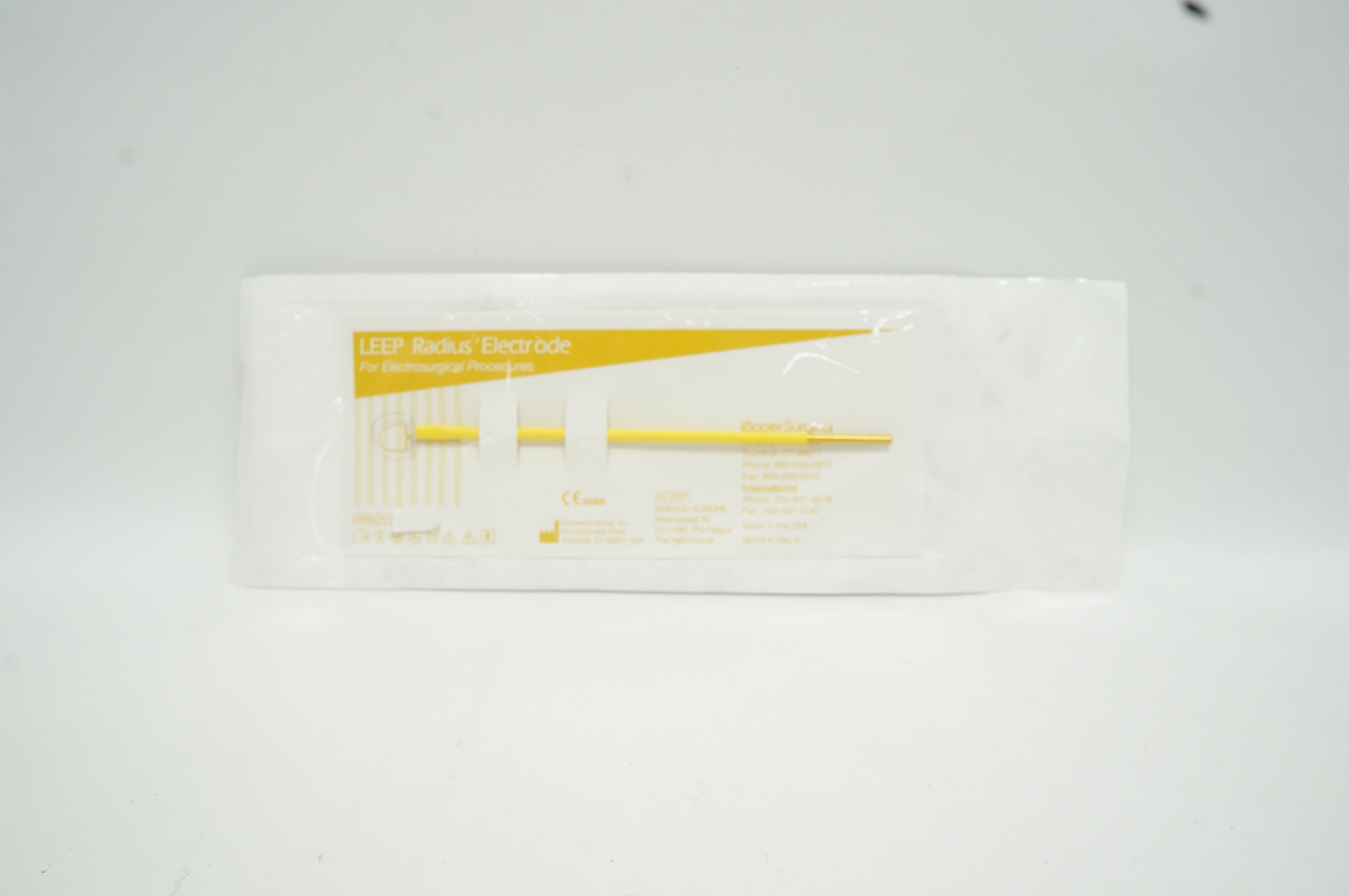 Cooper Surgical R1010 LEEP Radius Electrode 1.0x1.0cm 12cm Shaft (x)