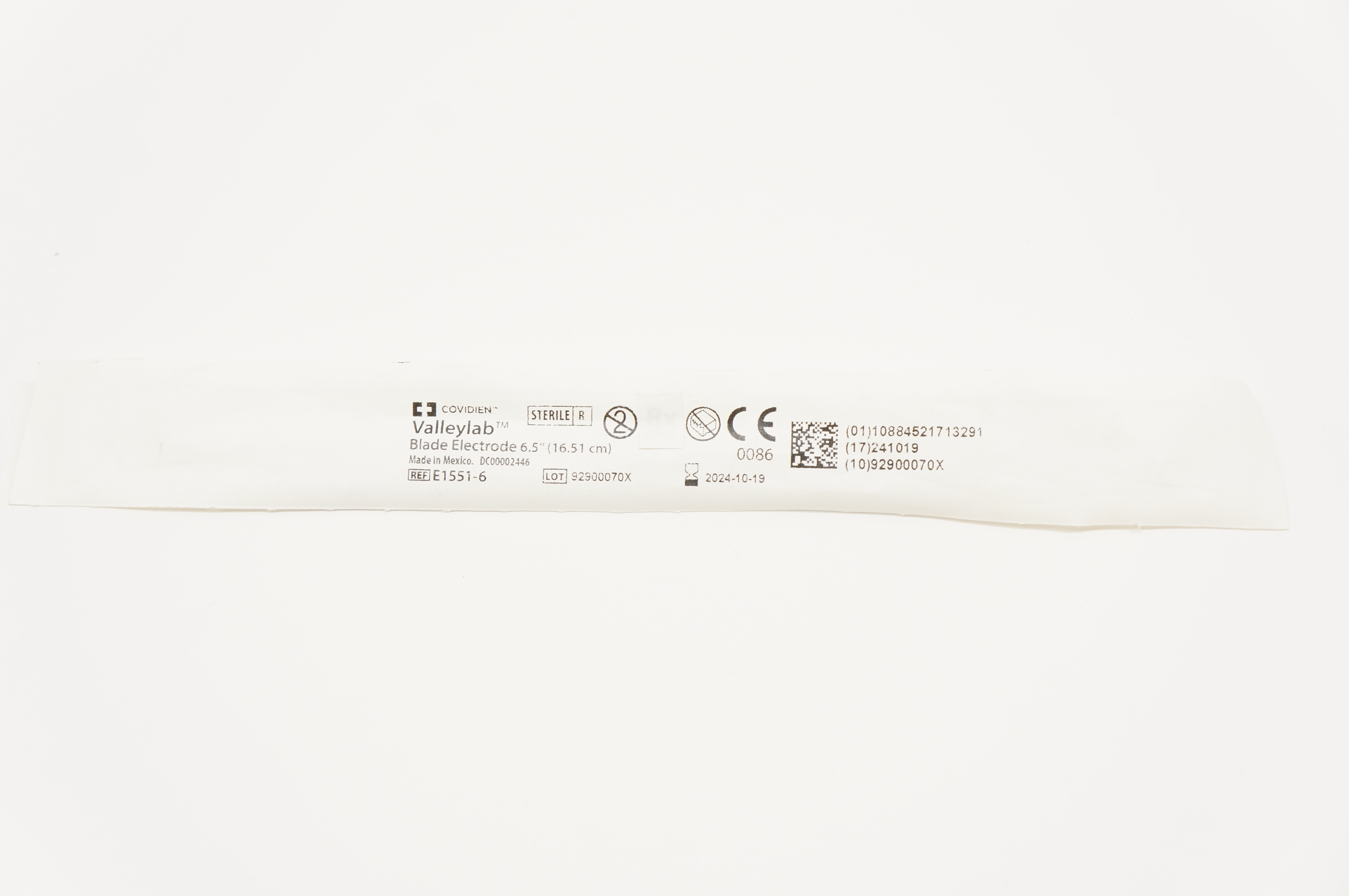 Covidien E1551-6 Valleylab Blade Electrode 6.5inch