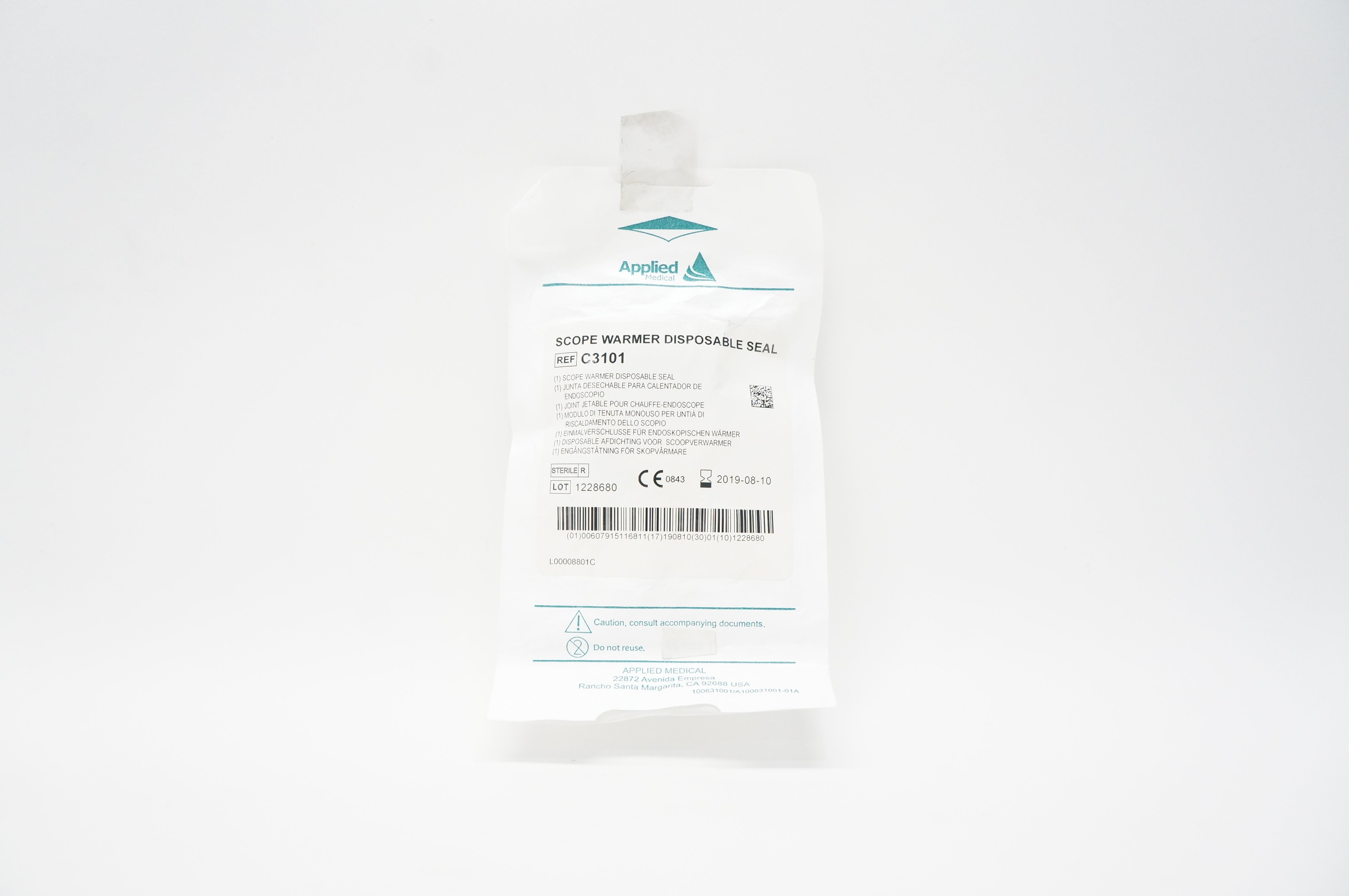Applied C3101 Scope Warmer Disposable Seal (x)