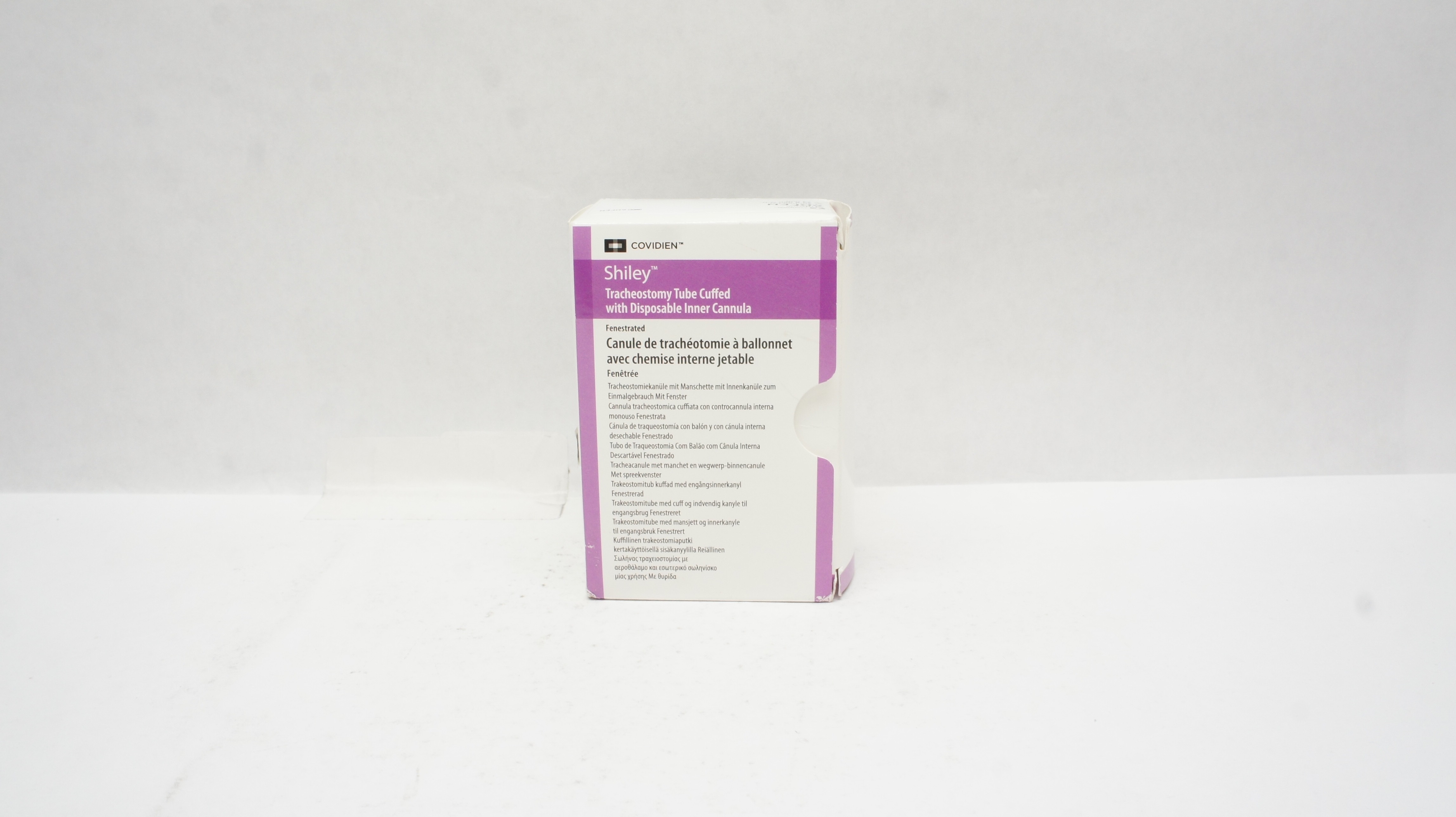Covidien 6DFEN Shiley Tracheostomy Tube Cuffed 6.4 x 10.8 x 24.0 x 74mm (x)