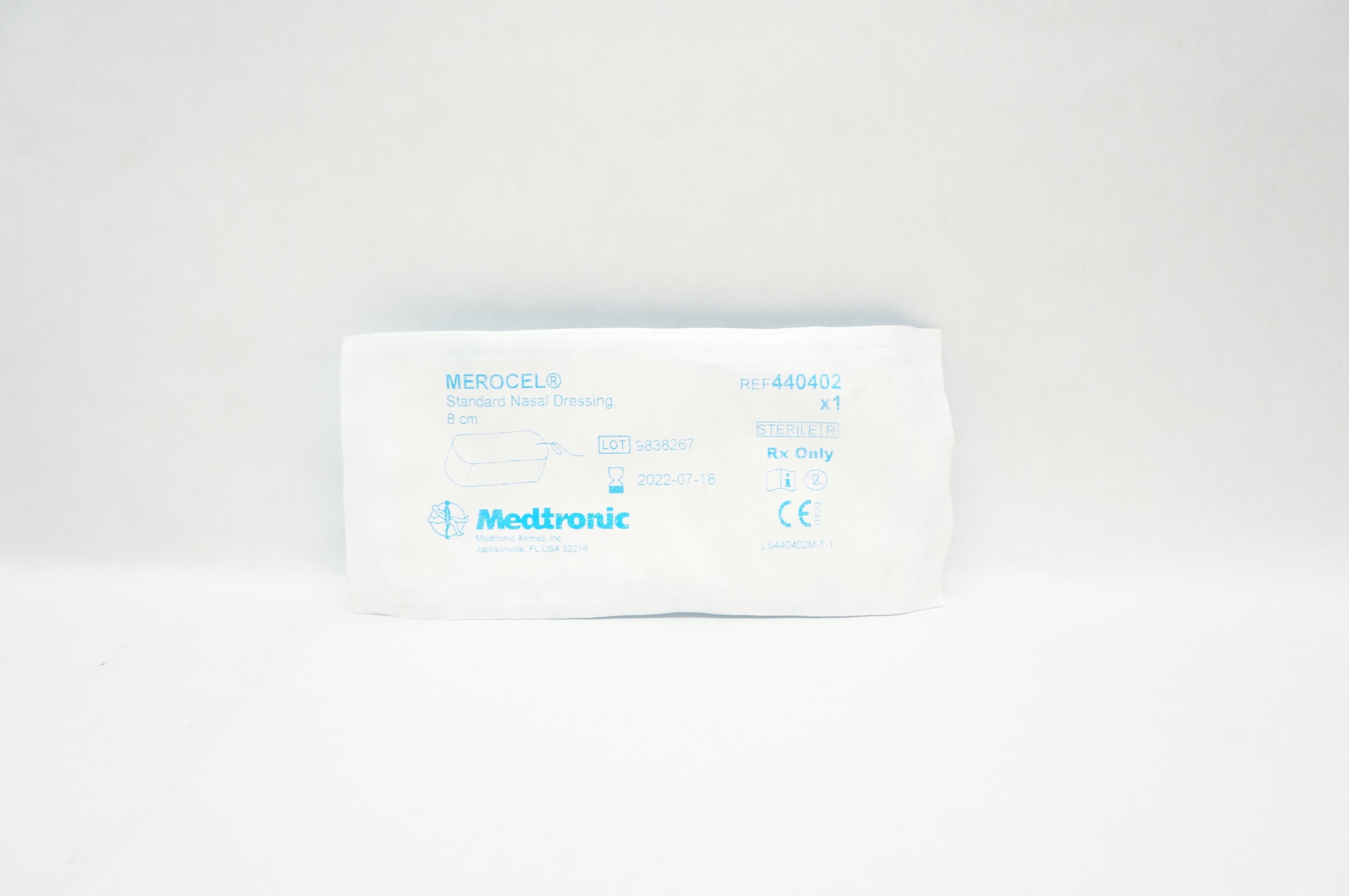 Medtronic 440402 MEROCEL Standard Nasal Dressing 8cm (x)
