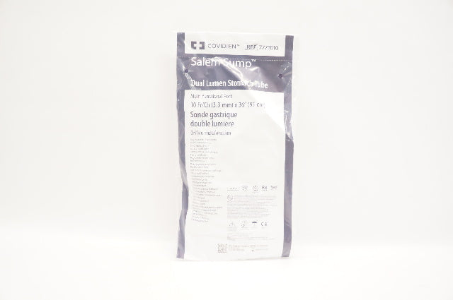 Covidien 7771010E Salem Sump Dual Lumen Stomach Tube 10Fr/Ch x 36inch (x)