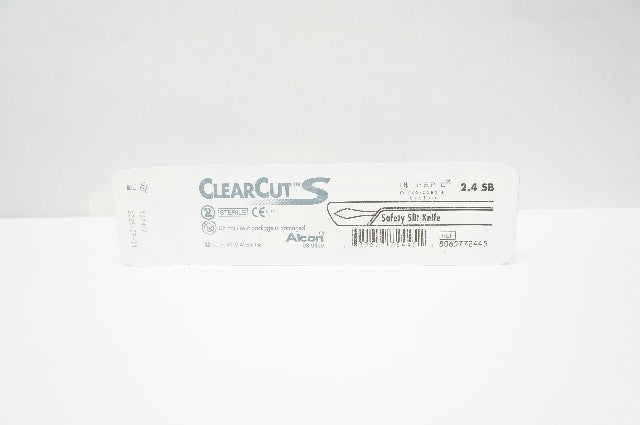 Alcon 8065772445 ClearCut S Safety Slit Knife 2.4 SB