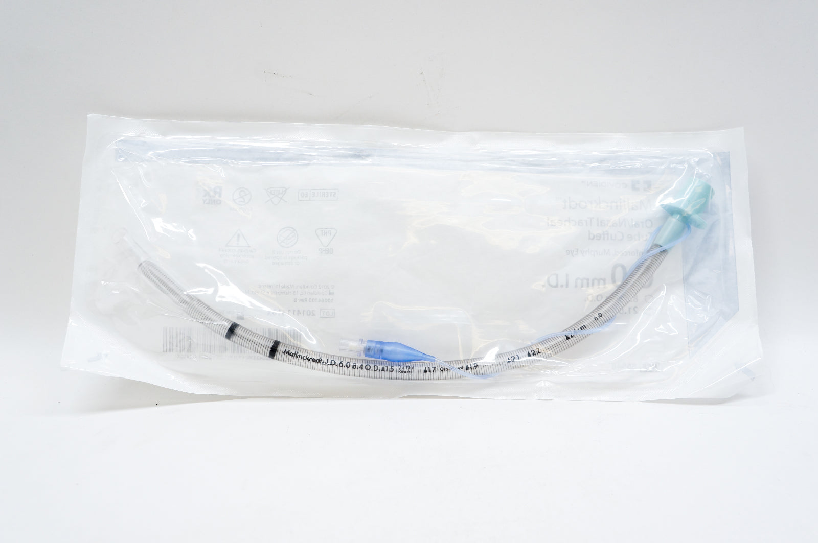 Covidien 86548 Mallinckrodt Oral/Nasal Tracheal Tube Cuffed 6.0mm ID 8.4mm OD(x)
