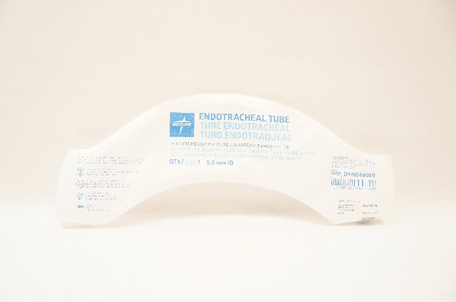 Medline DYND48050 Endotracheal Tube Uncuffed With Murphy Eye 5.0mm