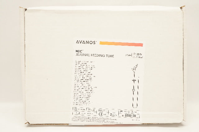 Avanos 0200-20 MIC Jejunal Feeding Tube 20Fr x 7-10ml - Box of 2