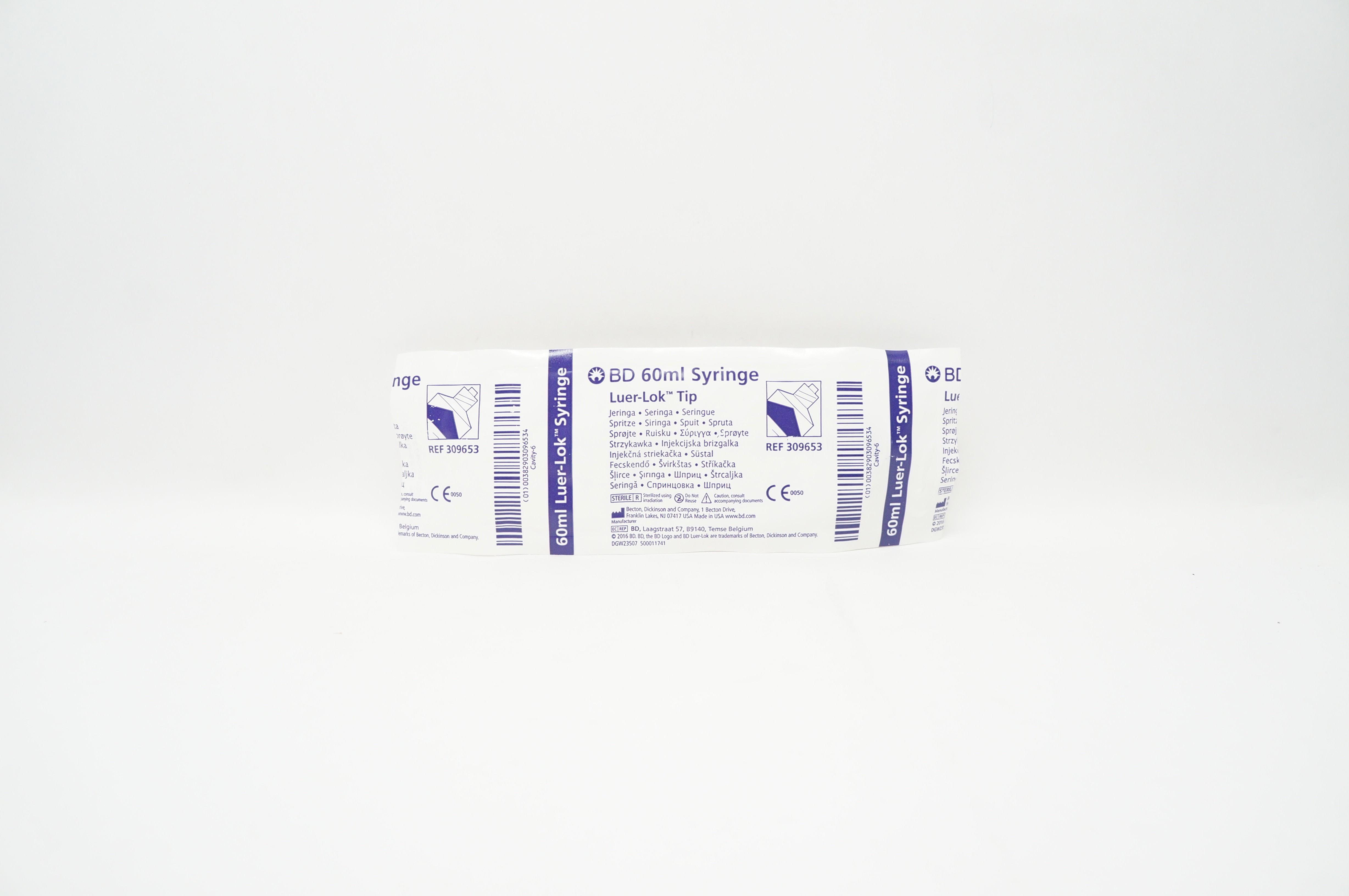 BD 309653 60ml Syringe Luer-Lok Tip