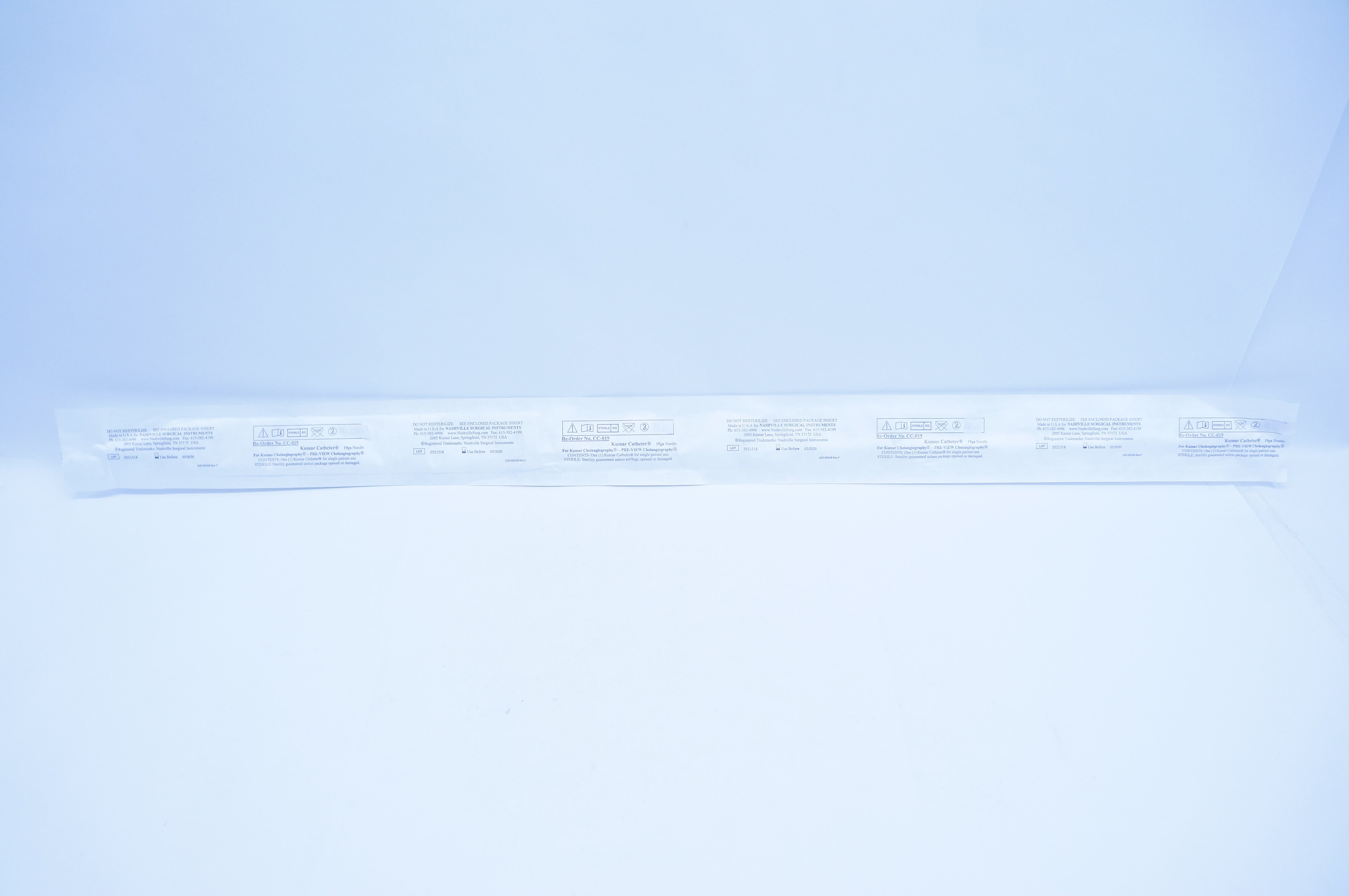 Nashville Surgical Instruments CC-019 Kumar Catheter 19ga Ndle (x)
