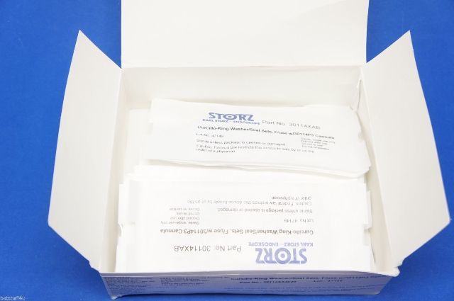 Karl Storz 30114XAB Cursillo-King Washer Seal Sets ~ Box of 20