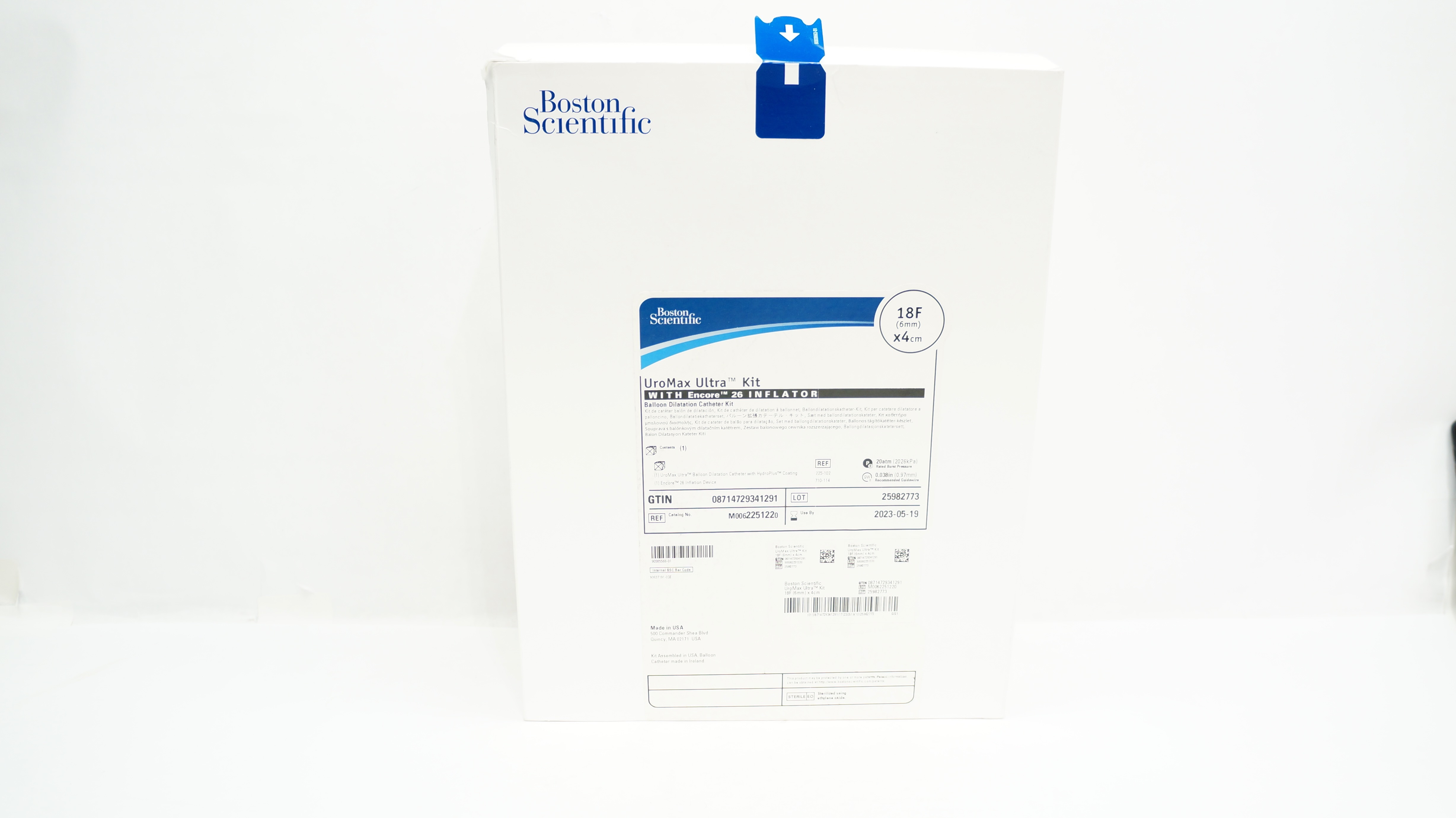 Boston Scientific M0062251220 Balloon Dilatation Cath. Kit 18F x 4cm  (x)