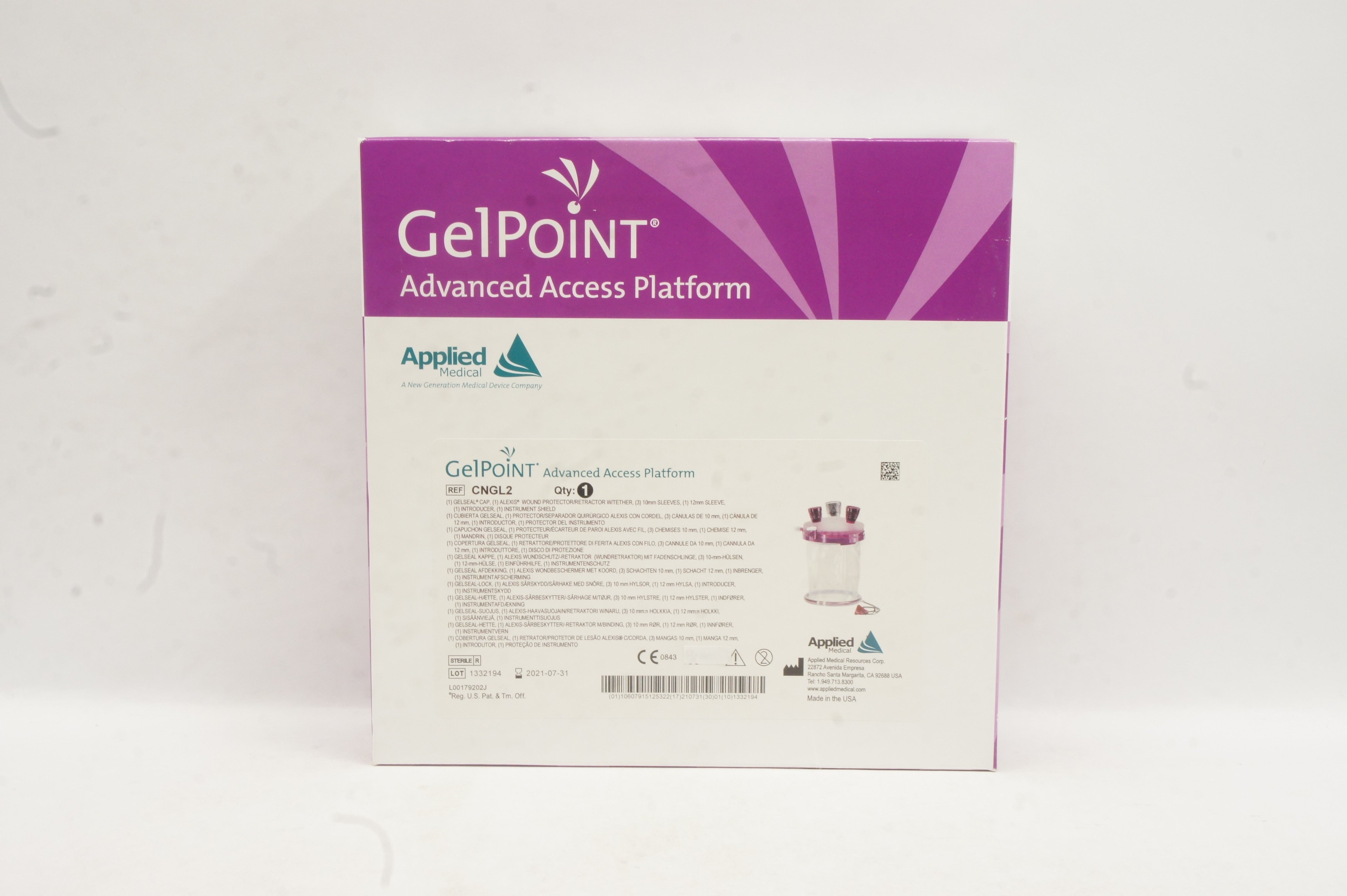 Applied Medical CNGL2 GelPoint  Advanced Access Platform 10mm x 12mm