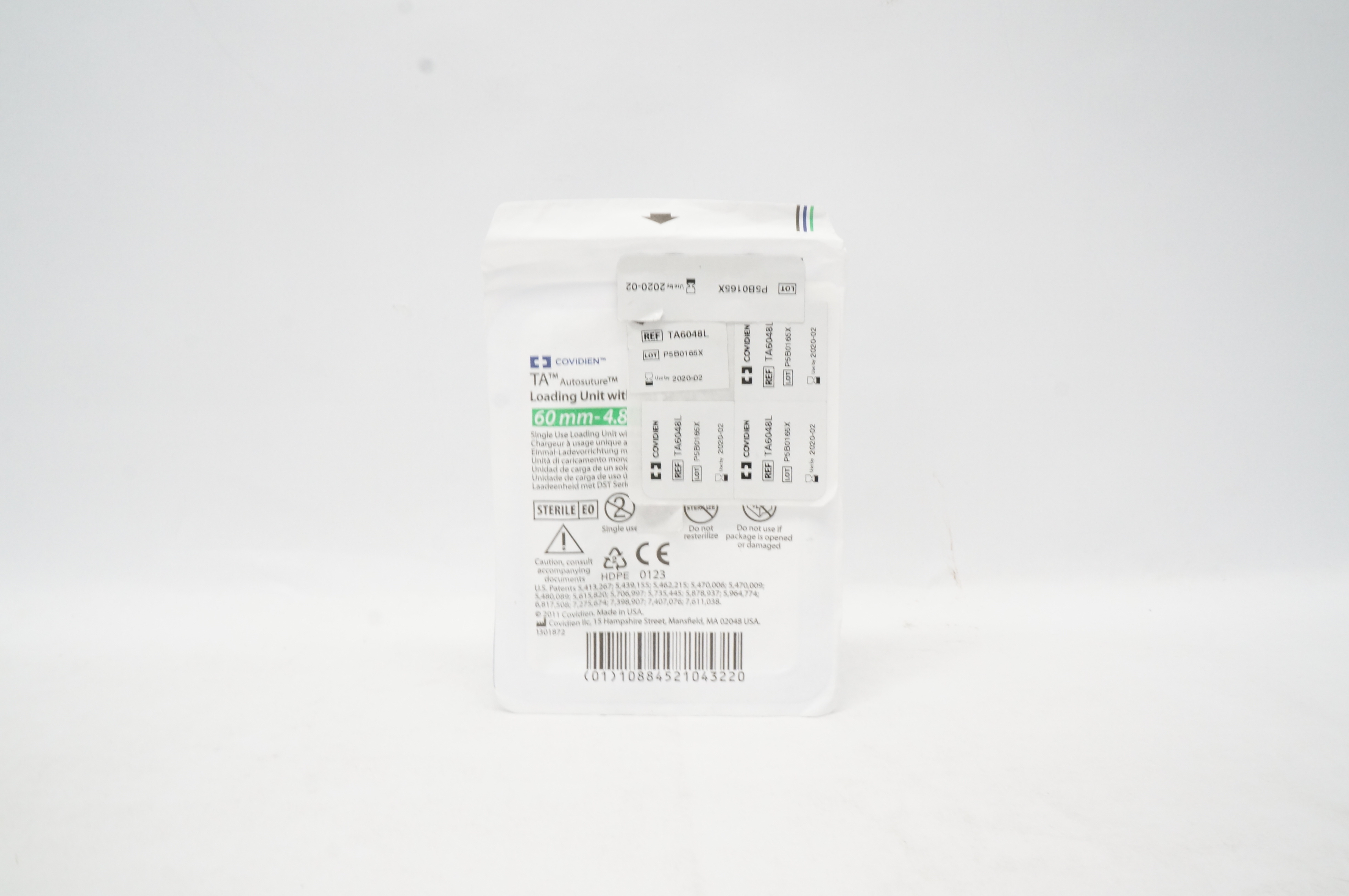 Covidien TA6048L TA AutoSuture Loading Unit 60mm x 4.8mm (x)