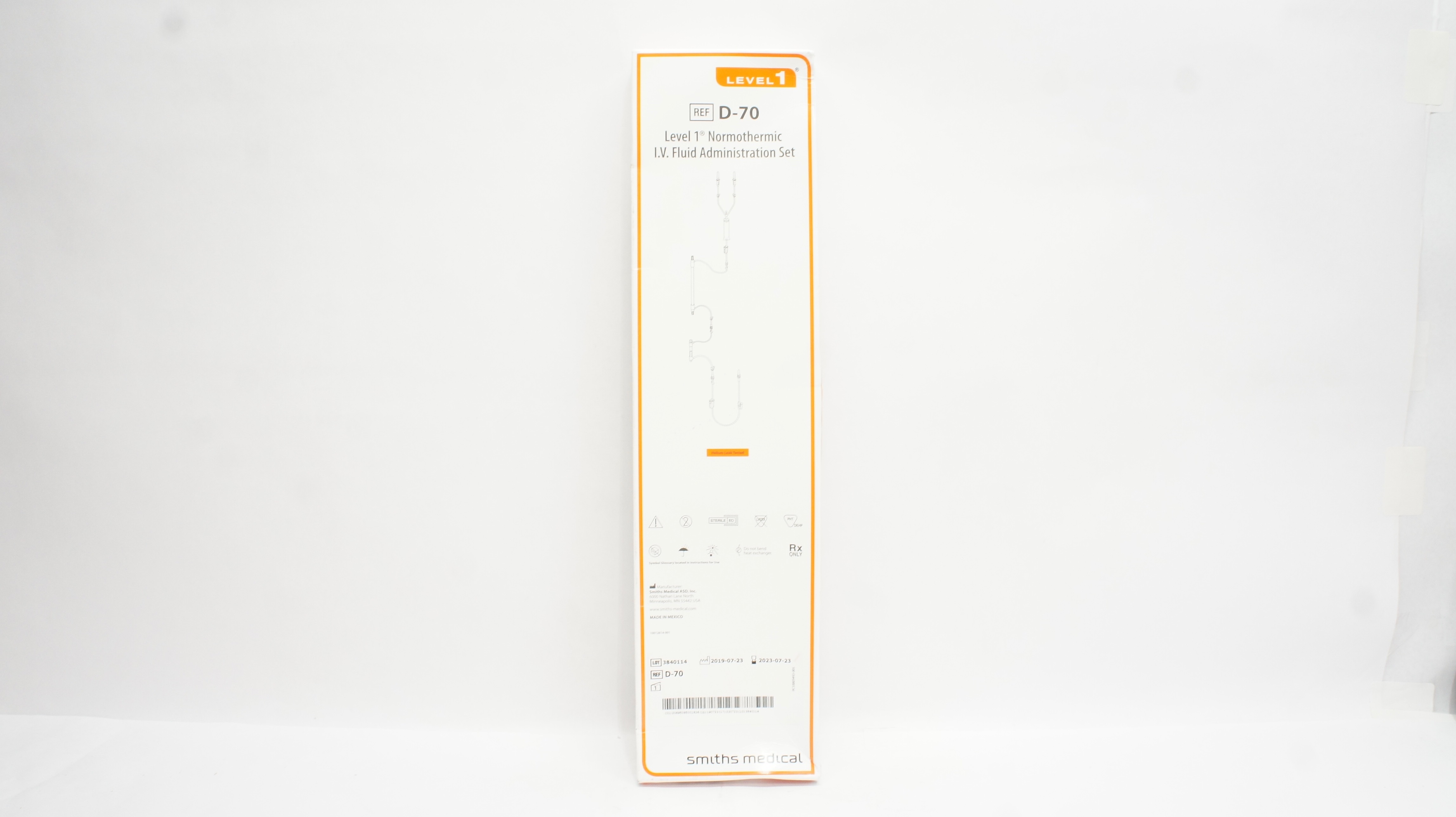 Smiths Medical D-70 Level 1 Normothermic IV Fluid Administration Set (X)