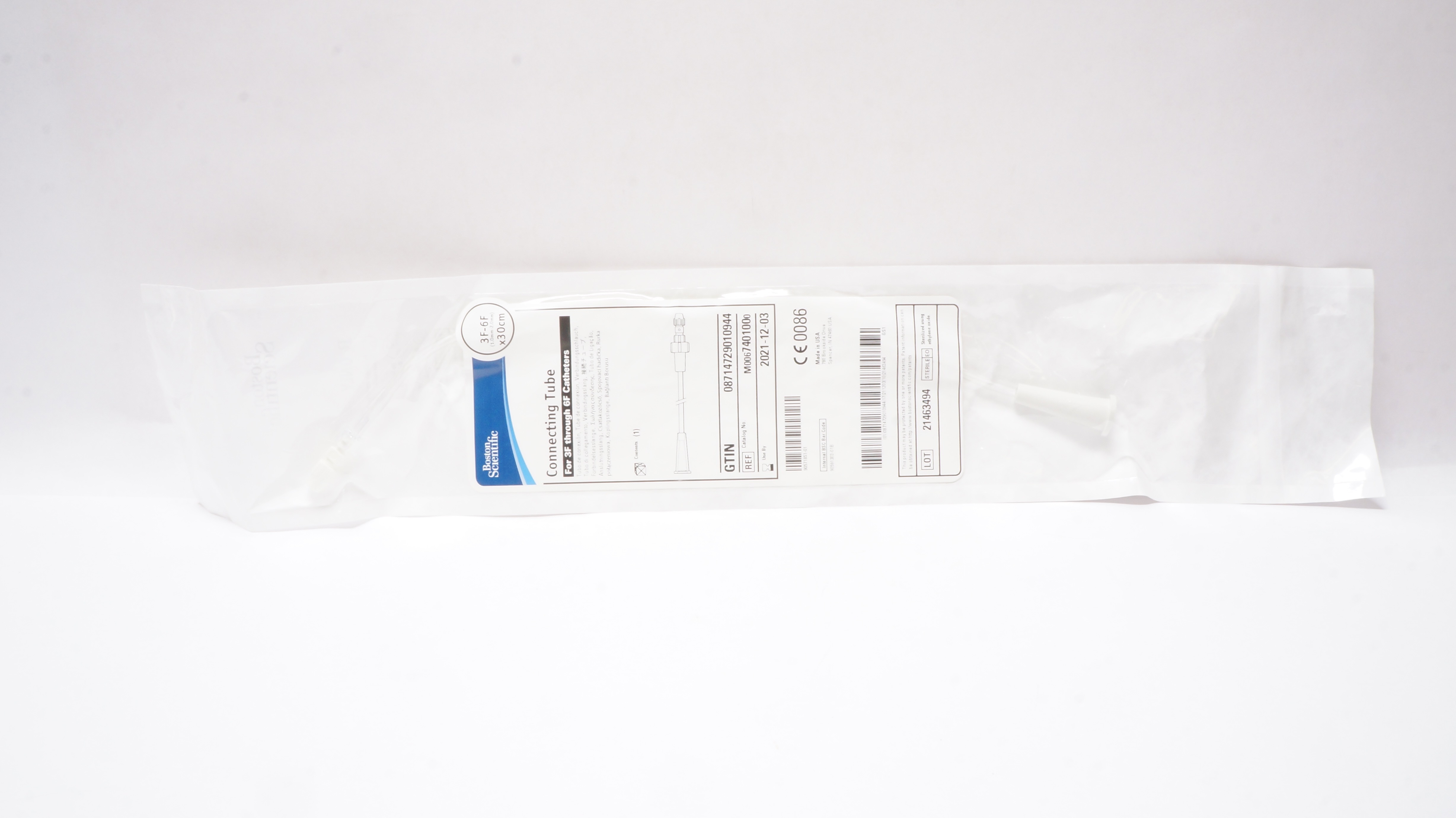 Boston Scientific M0067401000 Connecting Tube 3F-6F x 30cm (x)