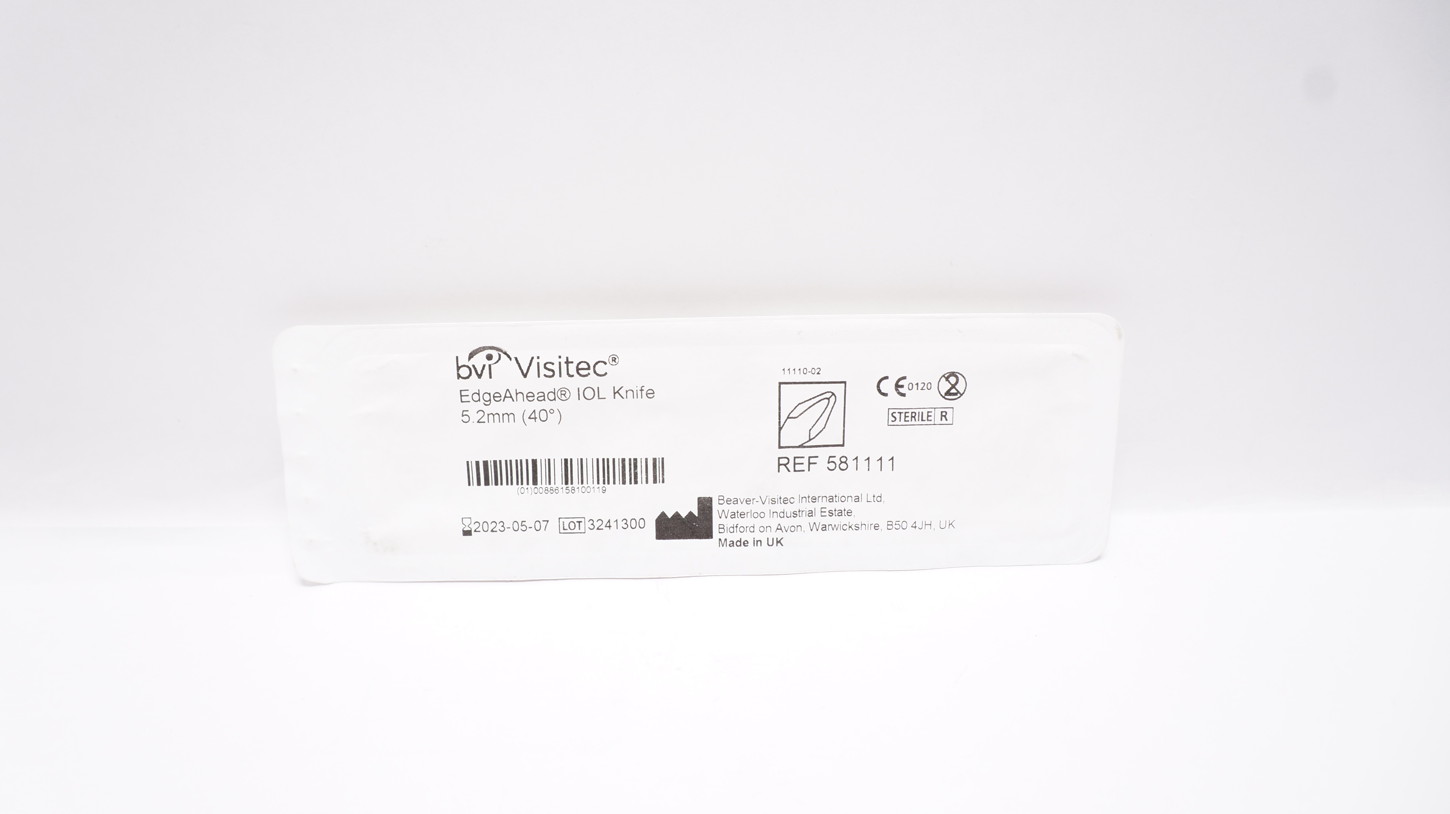 BVI Beaver 581111 Visitec EdgeAhead IOL Knife 5.2mm 40 Degree (x)
