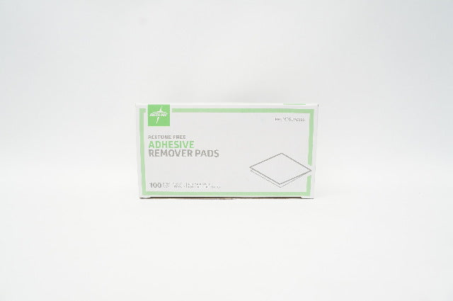 Medline MDS090855 Acetone-Free Adhesive Tape Remover Pads - Box of 100