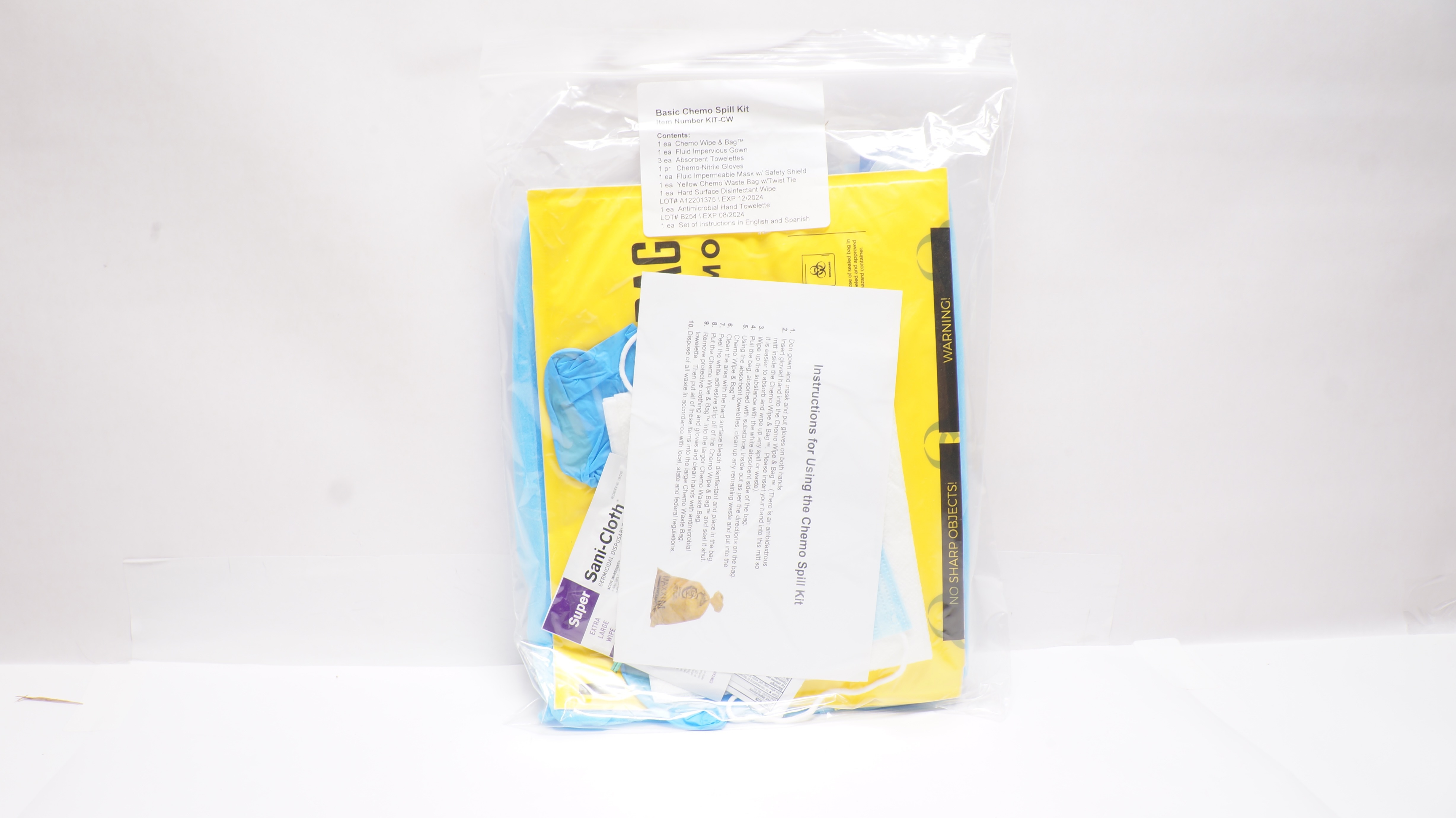 KIT-CW Basic Chemo Spill Kit