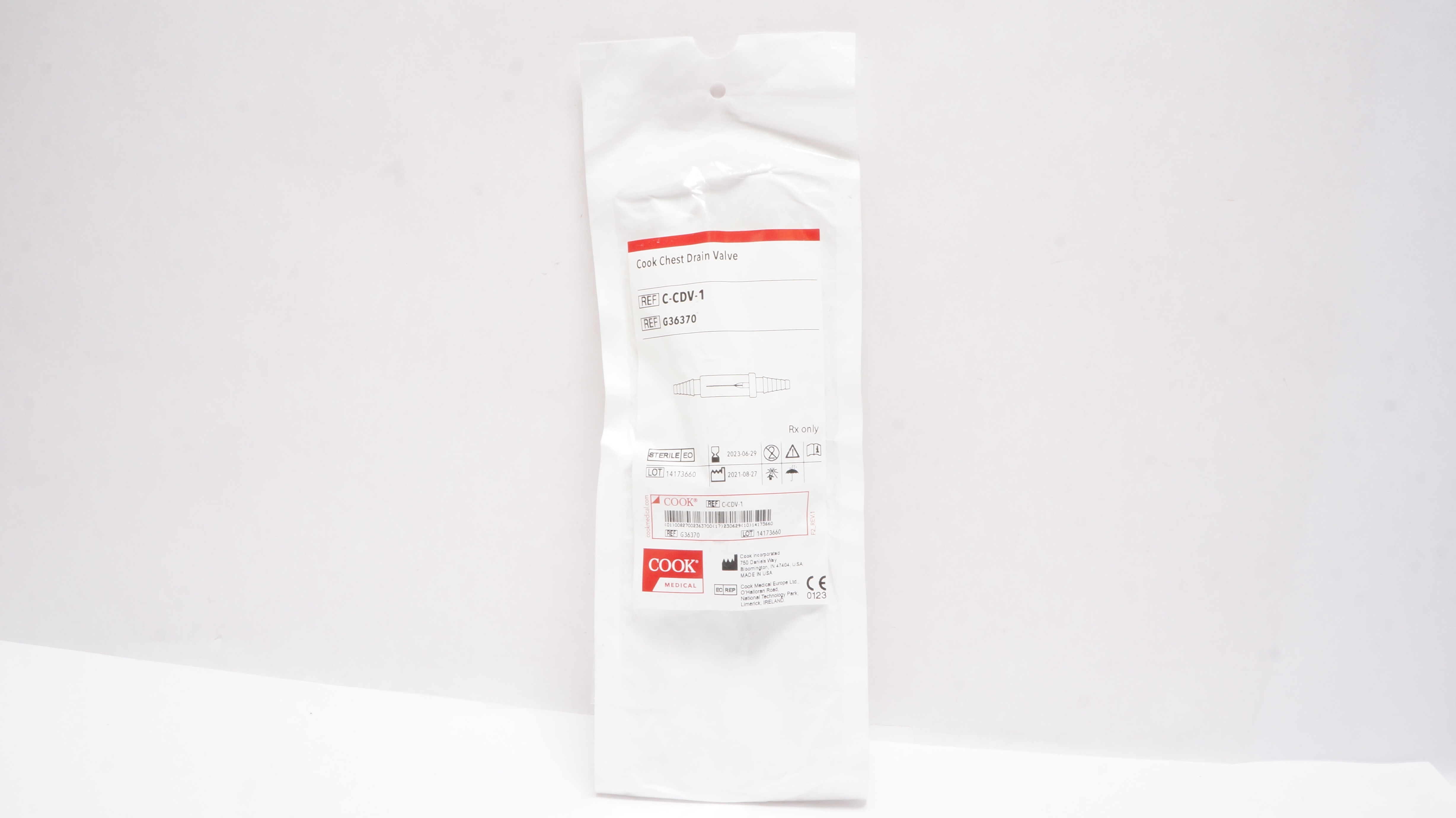 Cook Medical G36370 Cook Chest Drain Valve (x)
