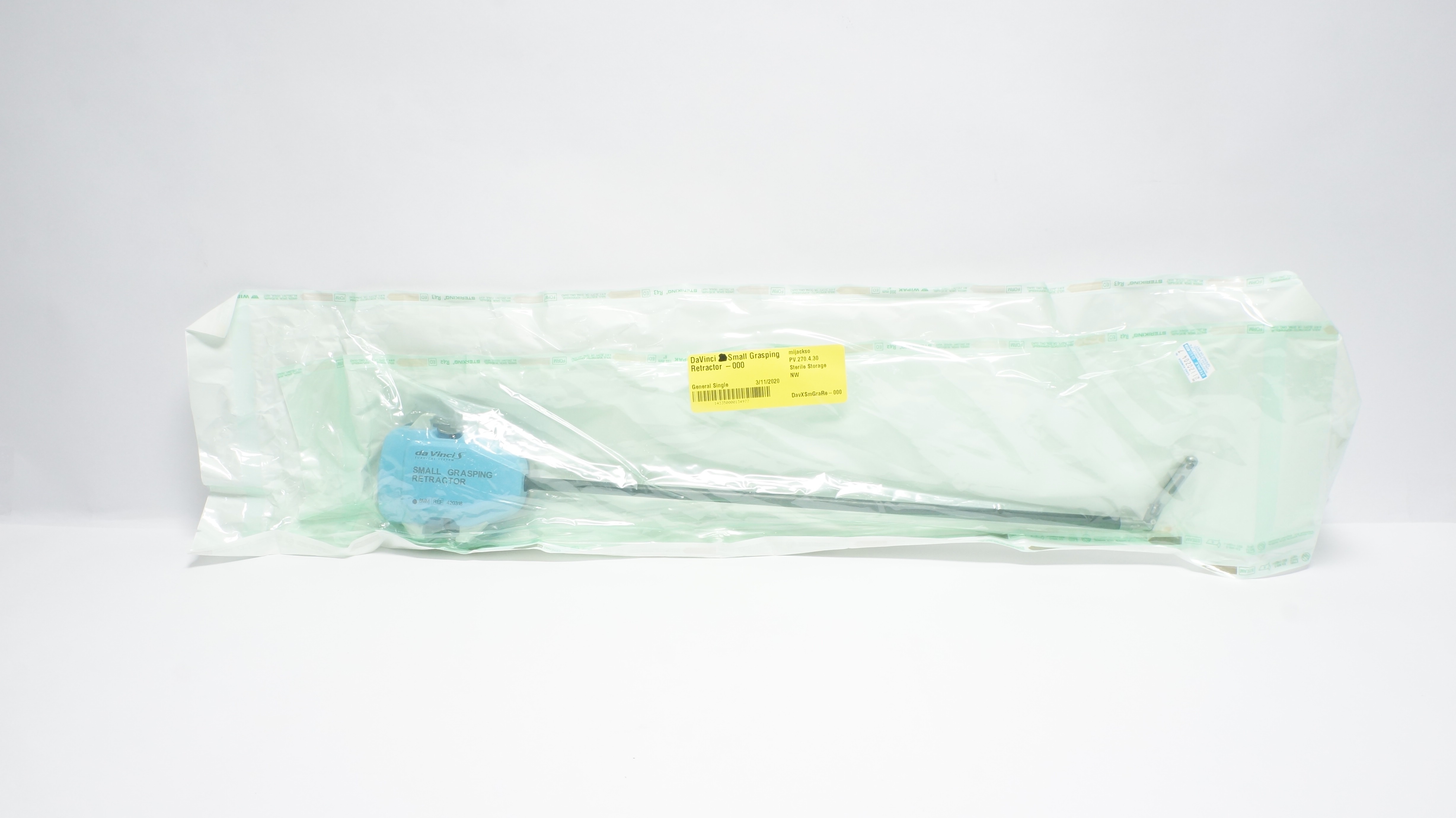 Intuitive Surgical 420318 Da Vinci Small Grasping Retractor 8mm