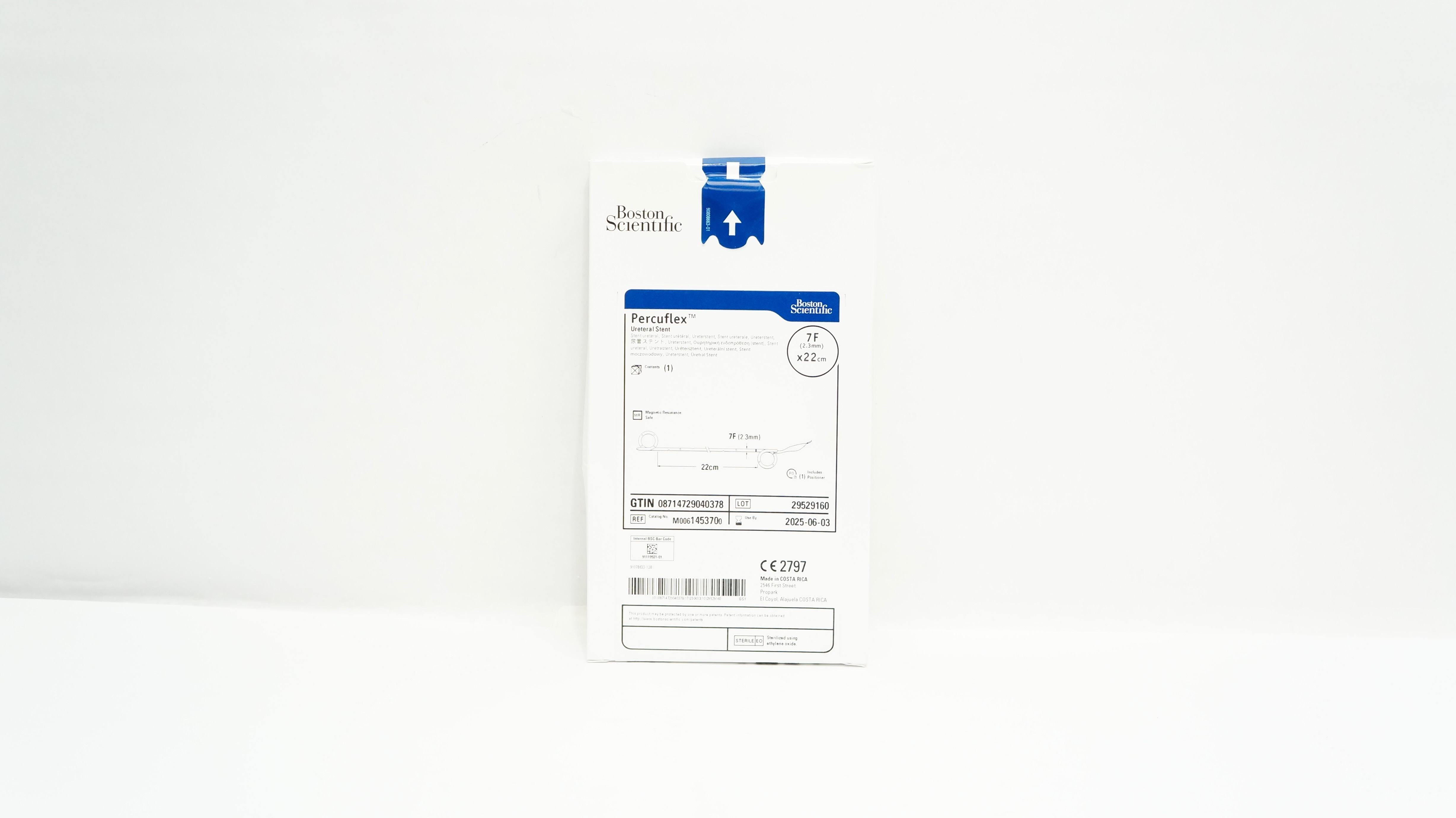 Boston Scientific 145370 Percuflex Ureteral Stnt. 7F x 22cm