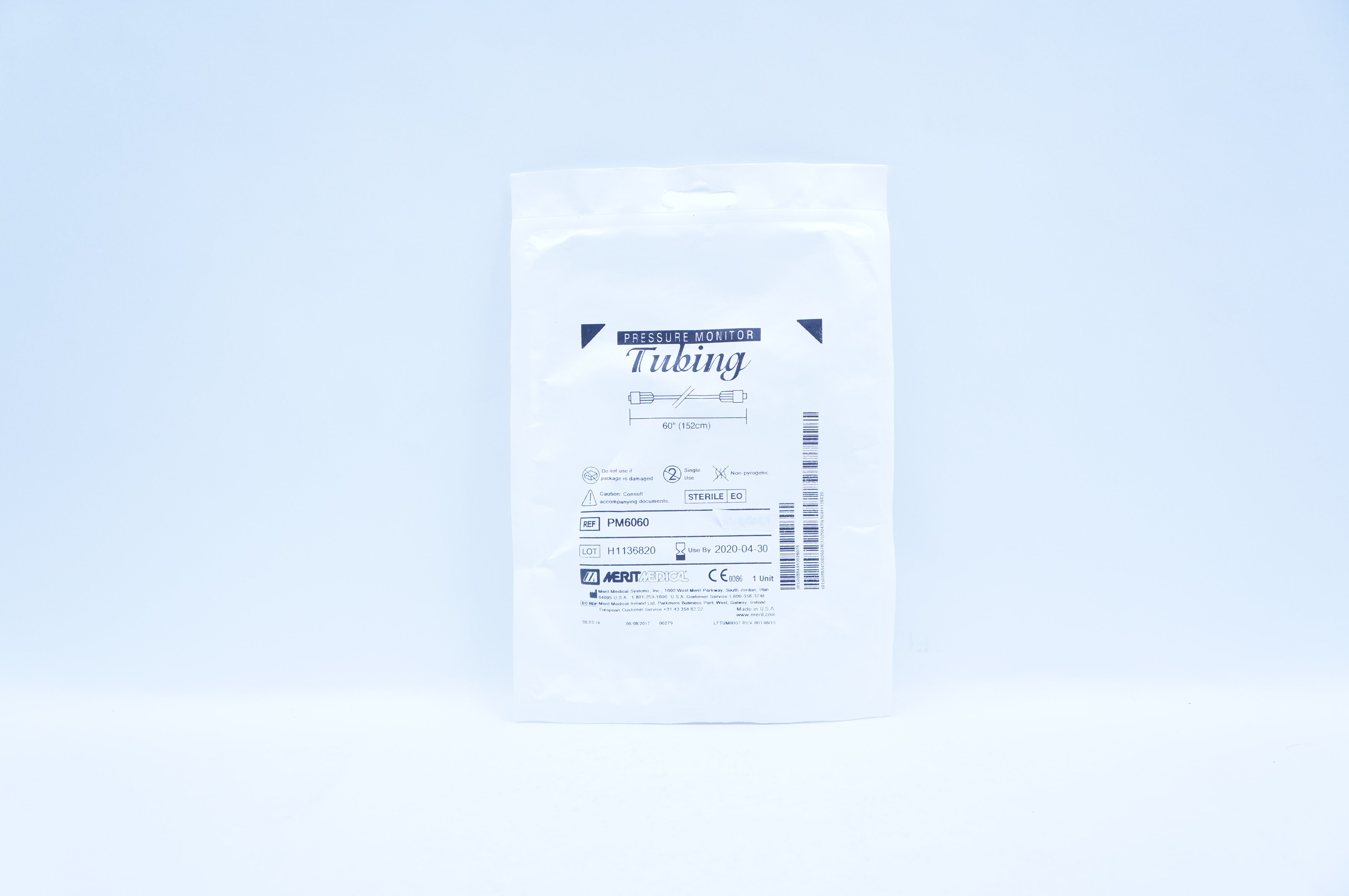 Merit Medical PM6060 Pressure Monitor Tubing 60inch (x)